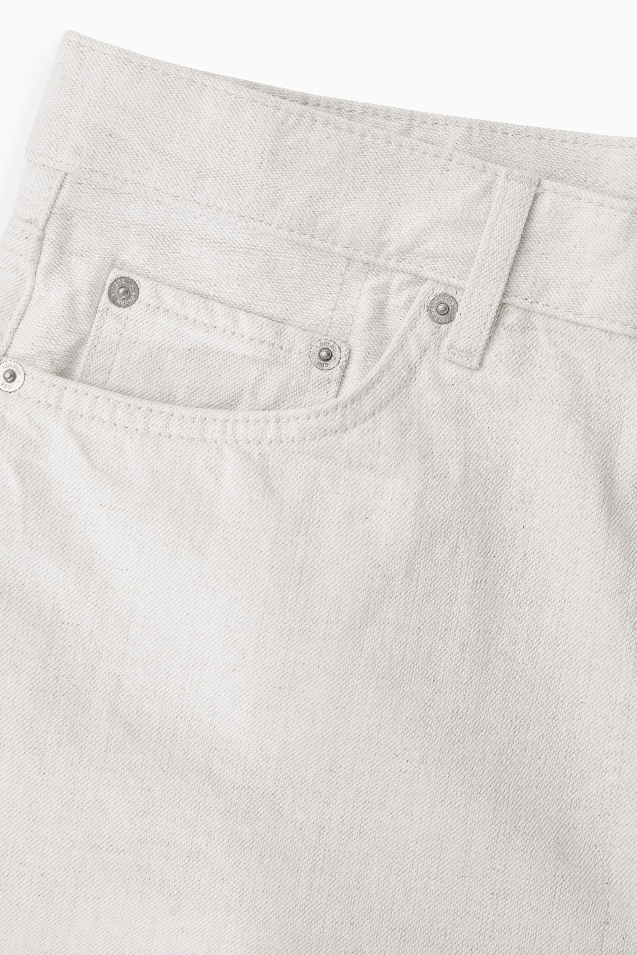 Ingrandisci l'immagine: SKIM CROPPED STRAIGHT-LEG JEANS - CREAM - UOMO | H&M CH 2