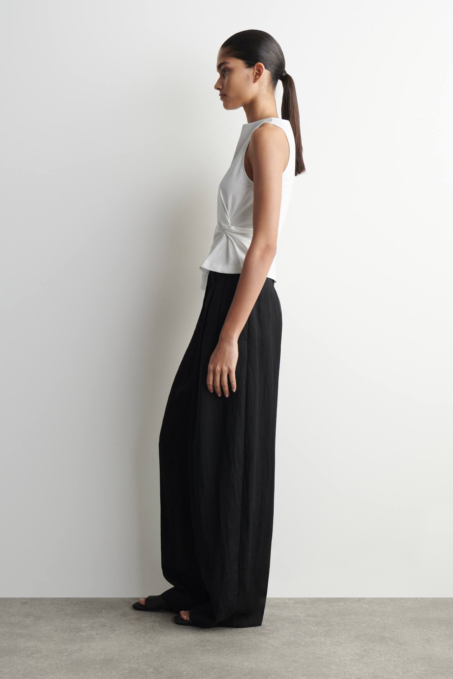 חולצת ג'רזי עם פיתול - 5