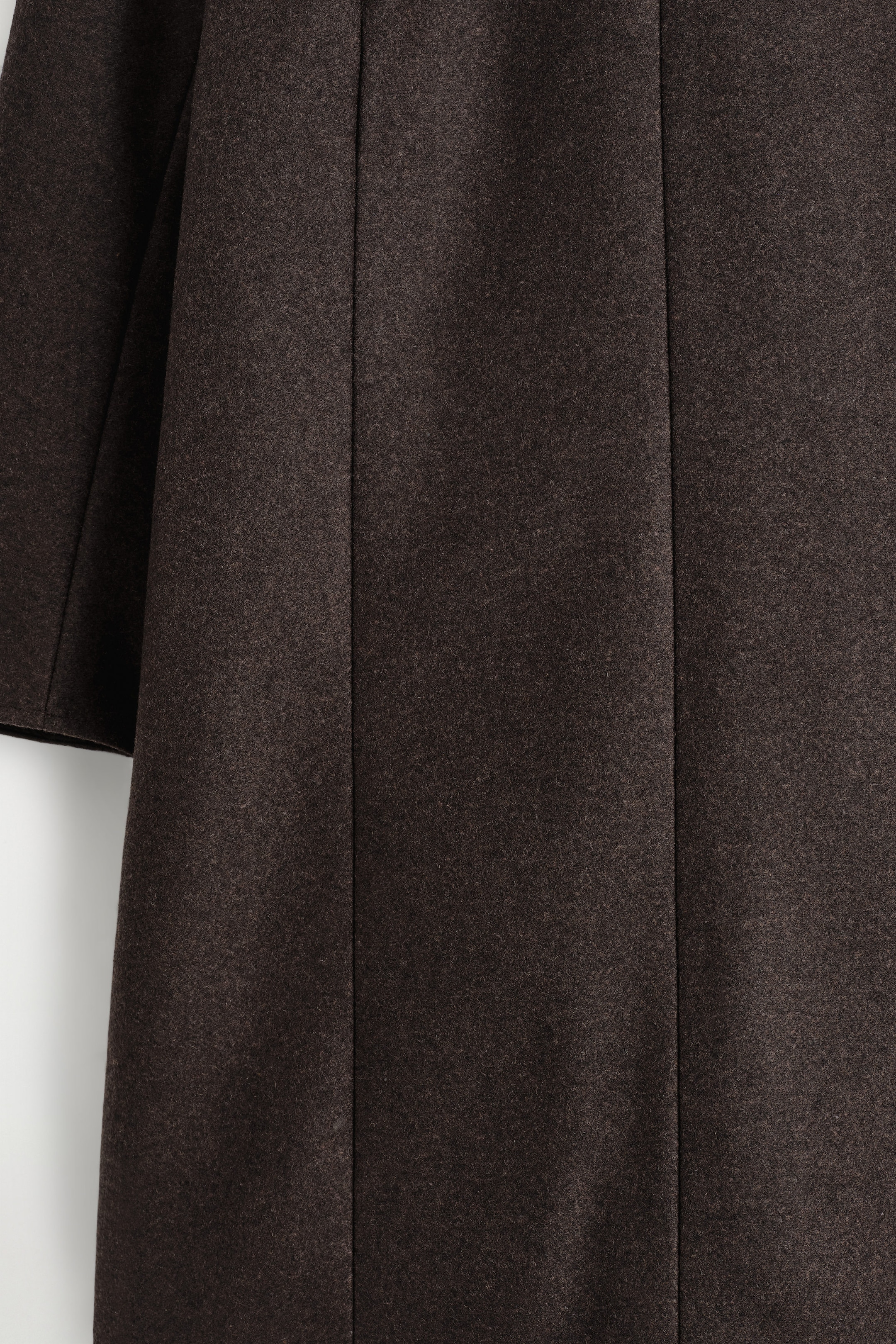 LONG-SLEEVED WOOL MINI DRESS