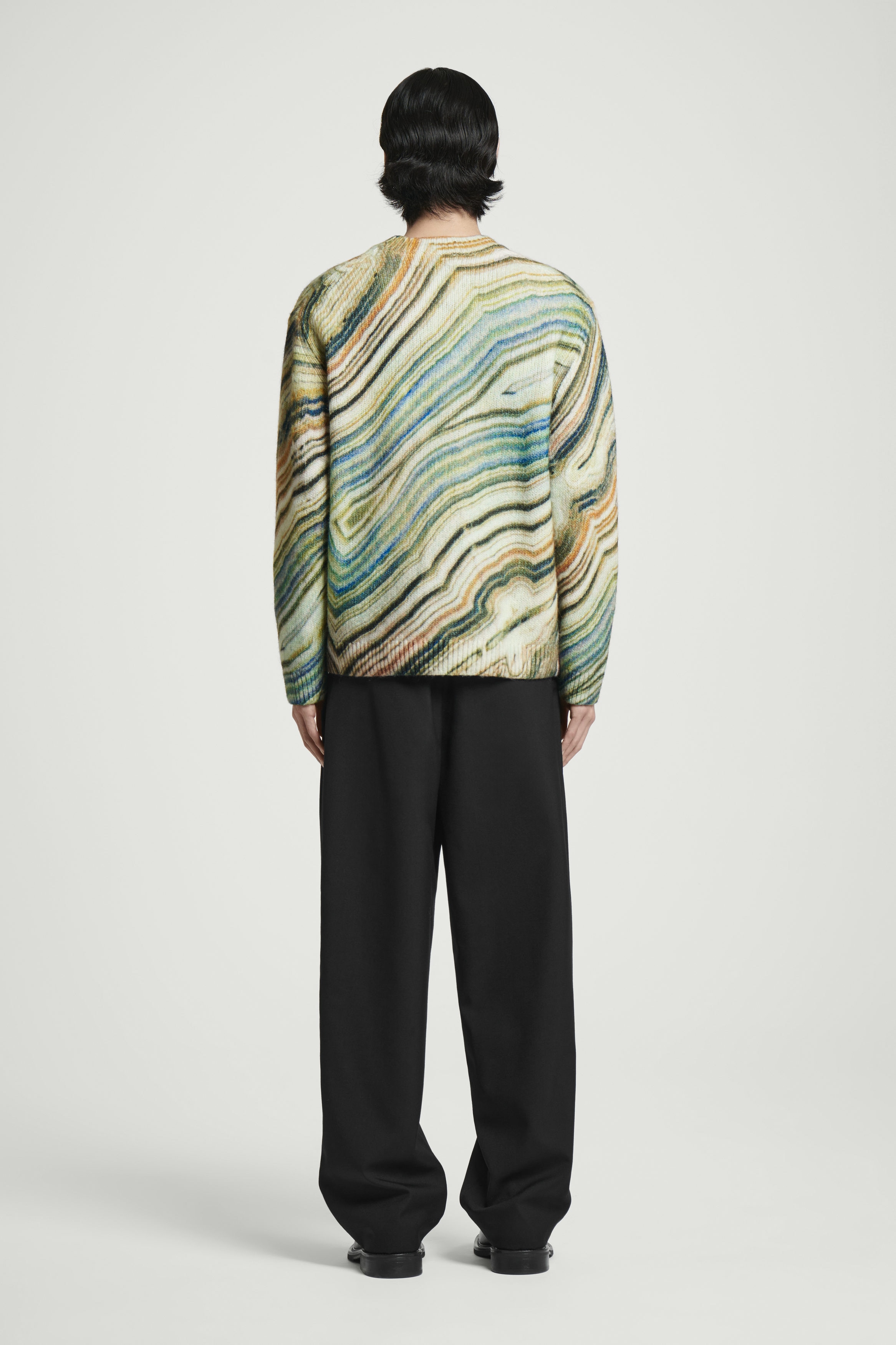 ＊韓国＊［VINVLE］Lanol Wave Knitwear 4color PRINTED ALPACA-BLEND SWEATER - MULTICOLORED | COS