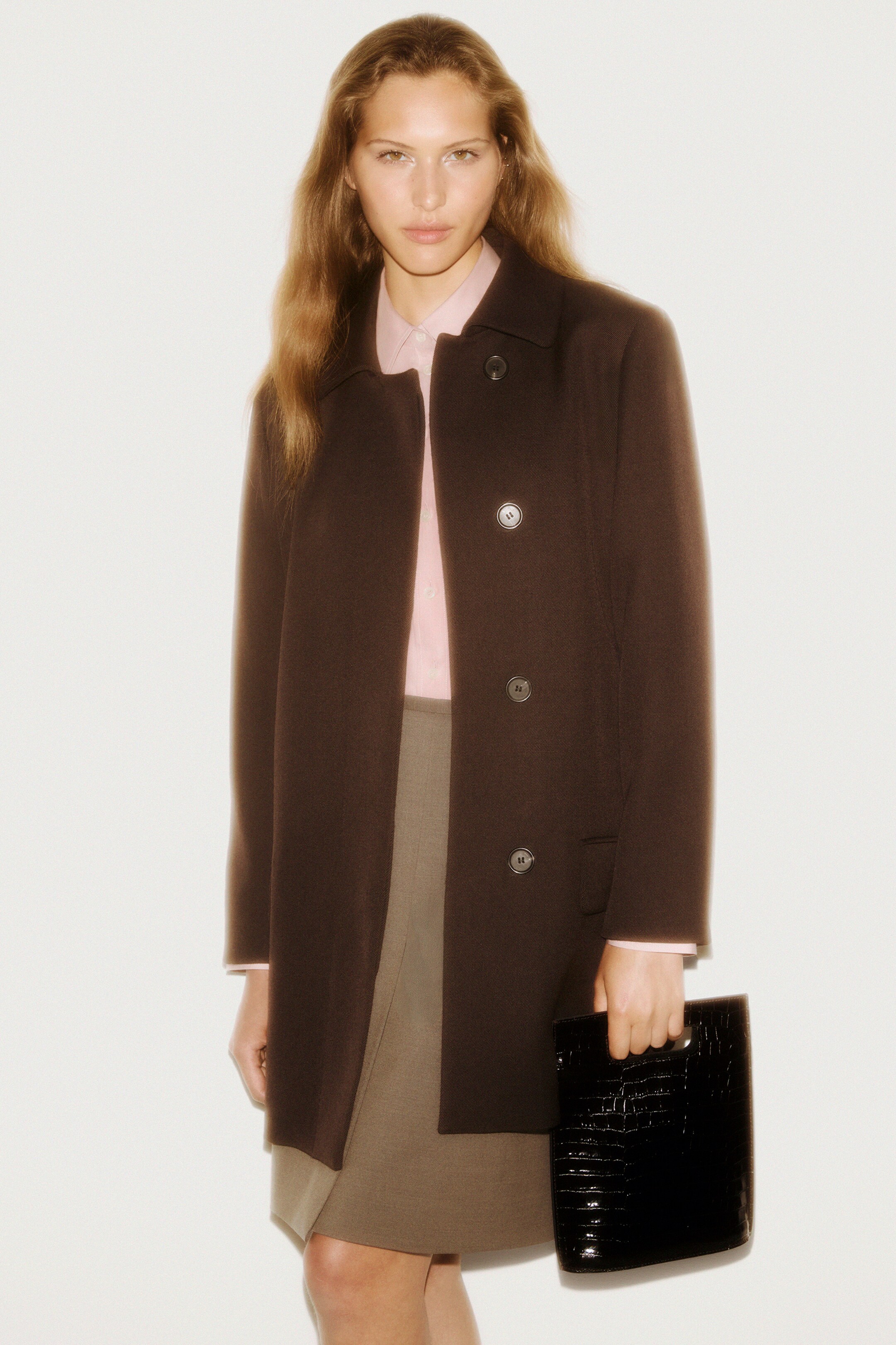 Größeres Bild anzeigen: ELEGANTE JACKE AUS WOLL-MIX - DUNKELBRAUN - Ladies | H&M AT 7