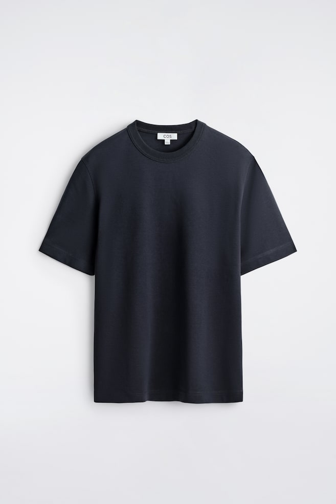 T-SHIRT AUS BAUMWOLLE MIT RUNDHALSAUSSCHNITT - NAVYBLAU/NAVYBLAU/WEISS/STREIFEN/HELLGELB/GRÜN/WEISS/GESTREIFT/WEISS/NAVYBLAU/WEISS/STREIFEN/SCHWARZ/BLAU/GESTREIFT - 1