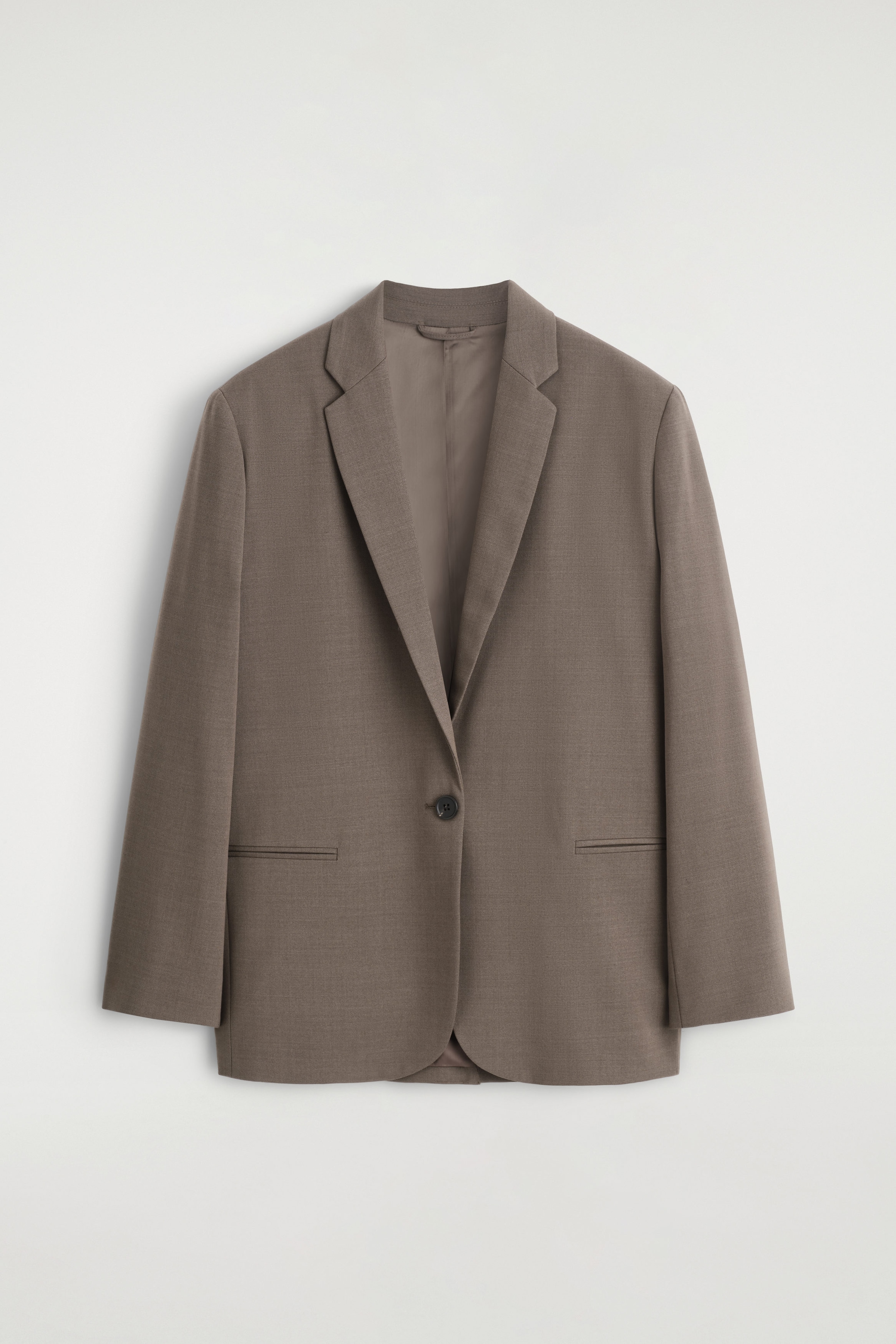 MERINO WOOL-BLEND BLAZER