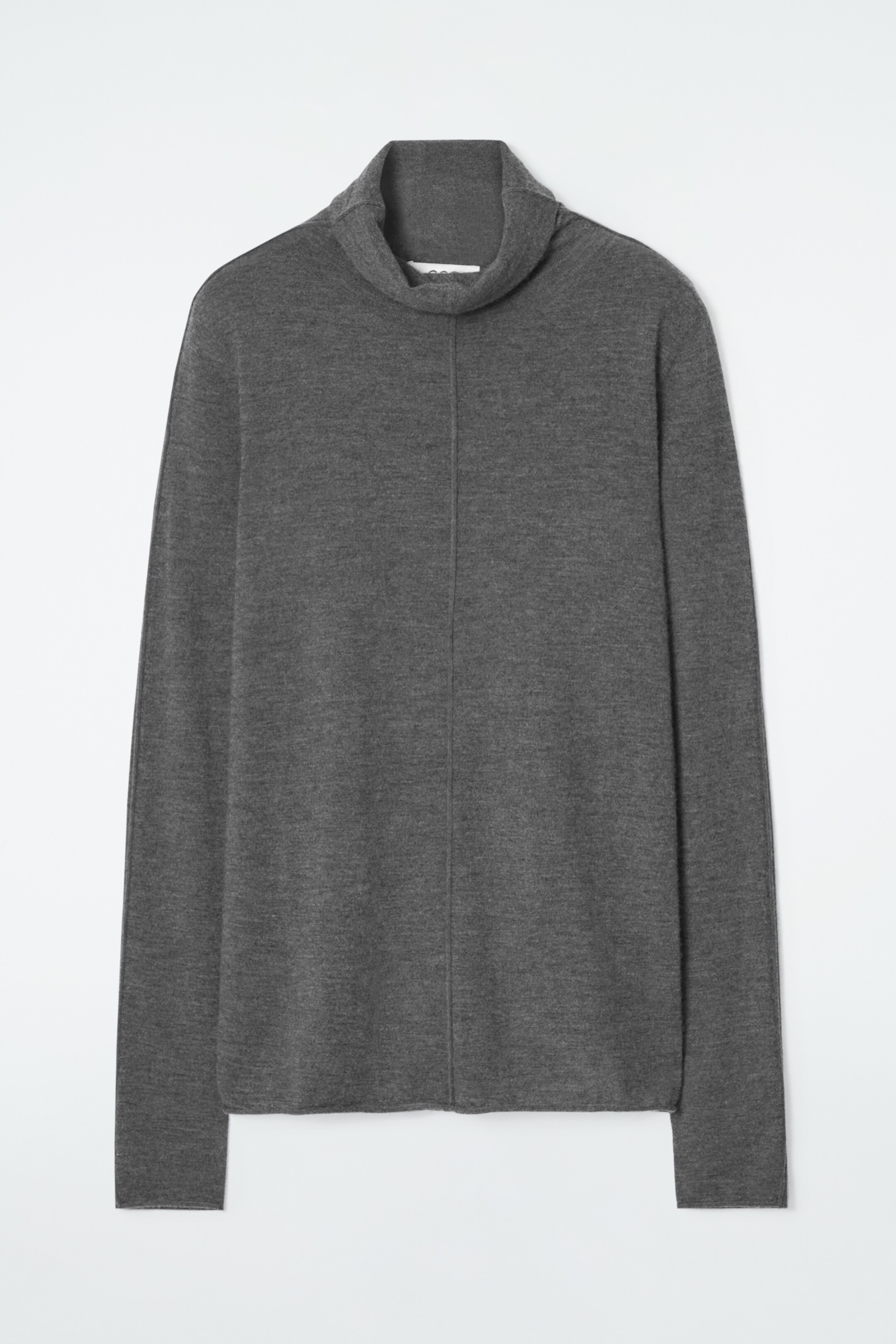 Agrandir l'image: PULL À COL ROULÉ EN CACHEMIRE - GRIS CHINÉ - FEMME | H&M CH 6