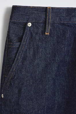 RELAXED-FIT BOOTLEG JEANS — INDIGO 6