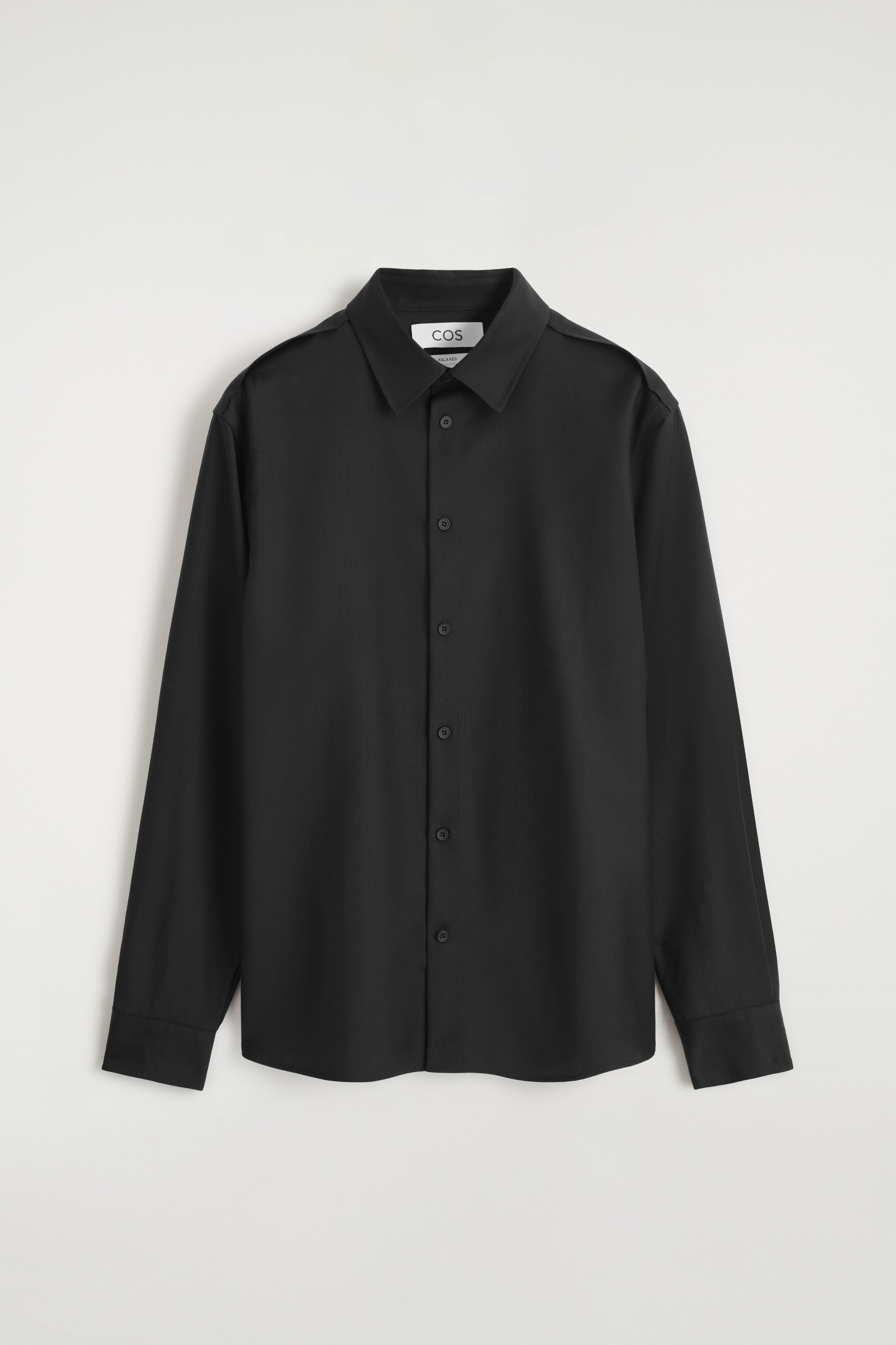 Ver imagen más grande: CAMISA DE LANA MERINO - NEGRO - HOMBRE | H&M ES 6