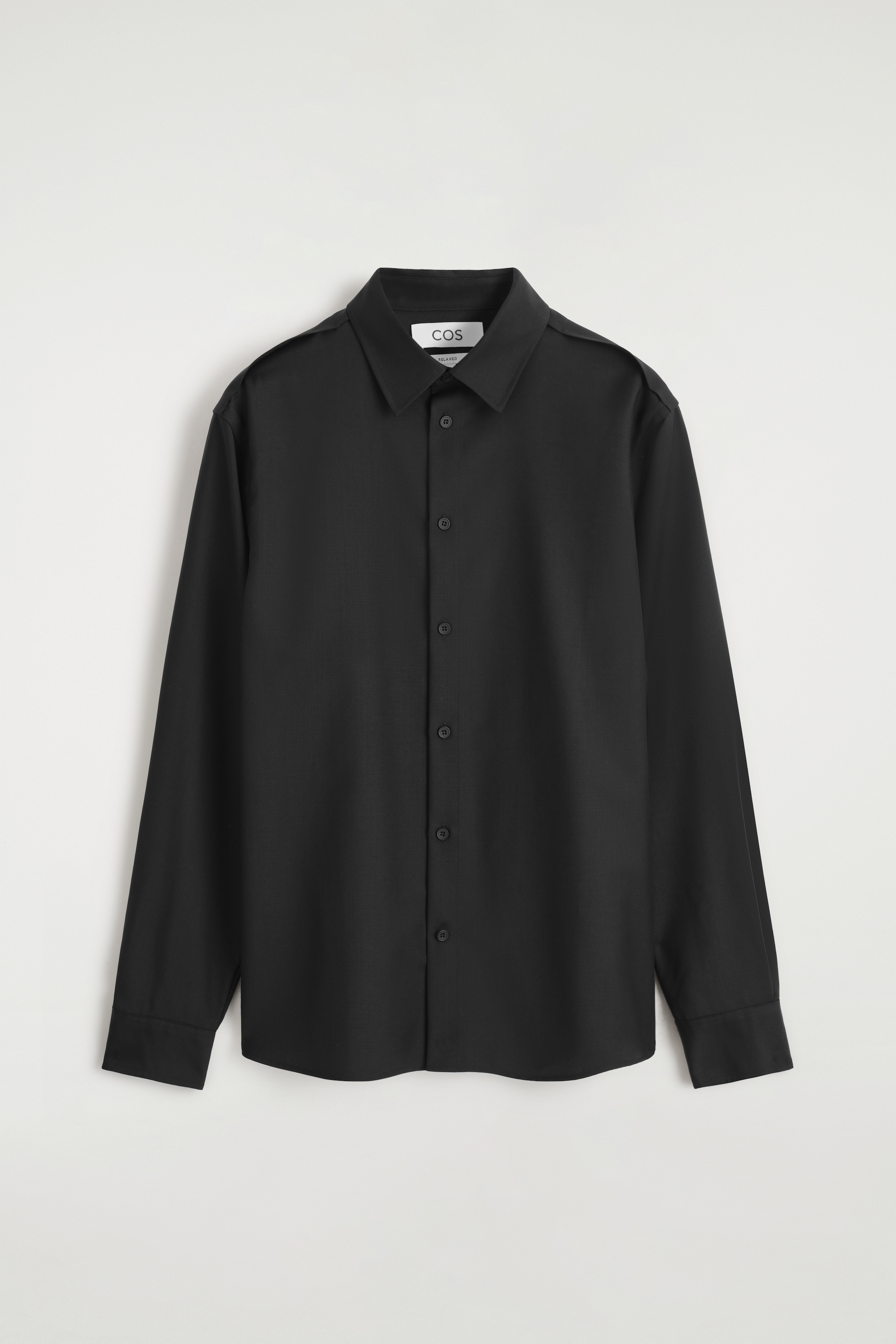 Grösseres Bild ansehen: HEMD AUS MERINOWOLLE - SCHWARZ - HERREN | H&M CH 6