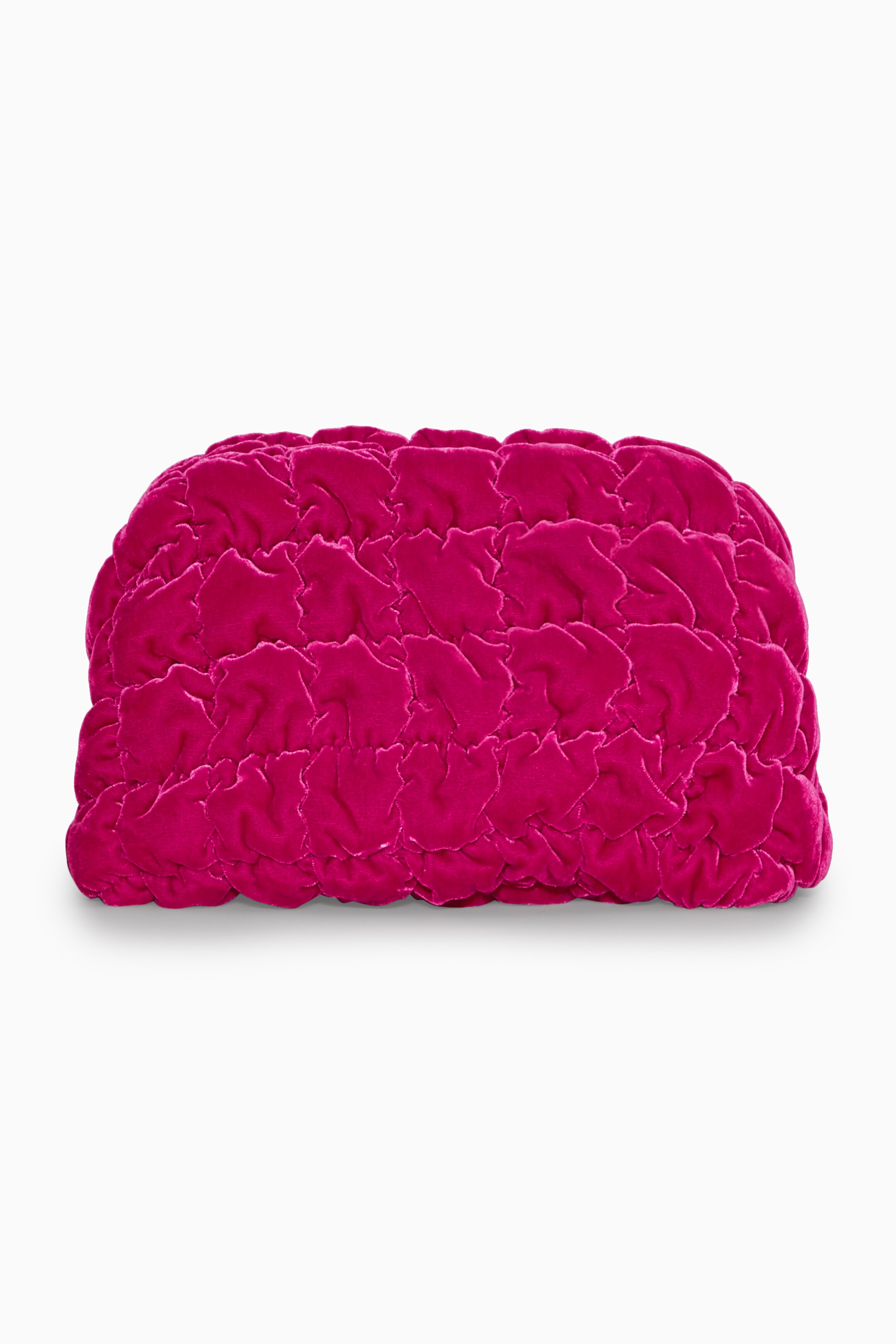 View larger image: QUILTED VELVET CLUTCH BAG - BRIGHT PINK - Ladies | H&M GB 1