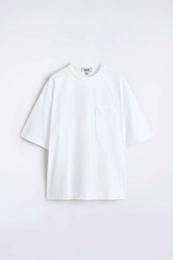 CAMISETA OVERSIZE HEAVYWEIGHT - BLANCO/AZUL MARINO/NEGRO/VERDE OSCURO/AZUL / BLANCO / RAYAS/CAQUI / NEGRO / RAYAS - 1