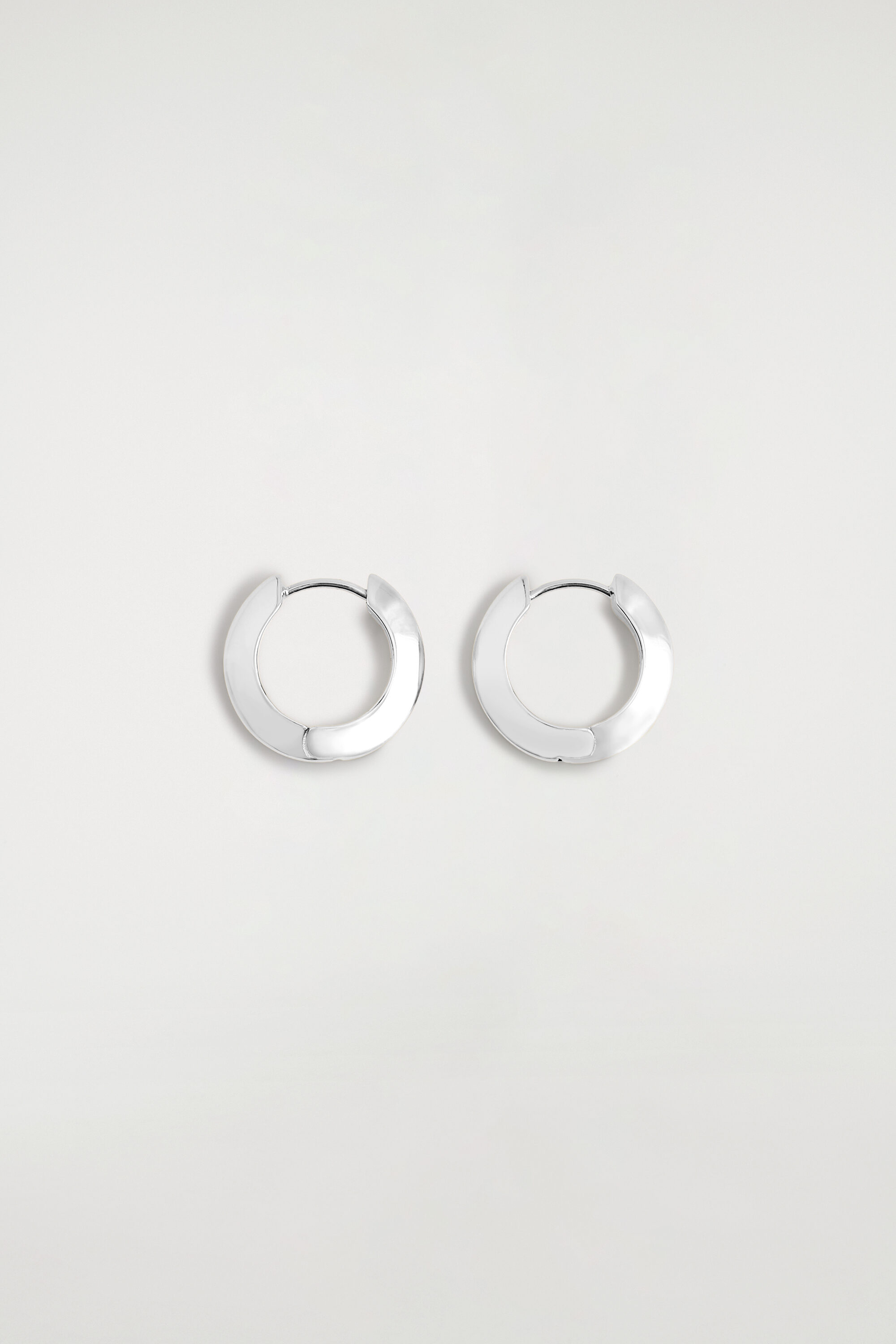 Faceted Mini Hoop Earrings