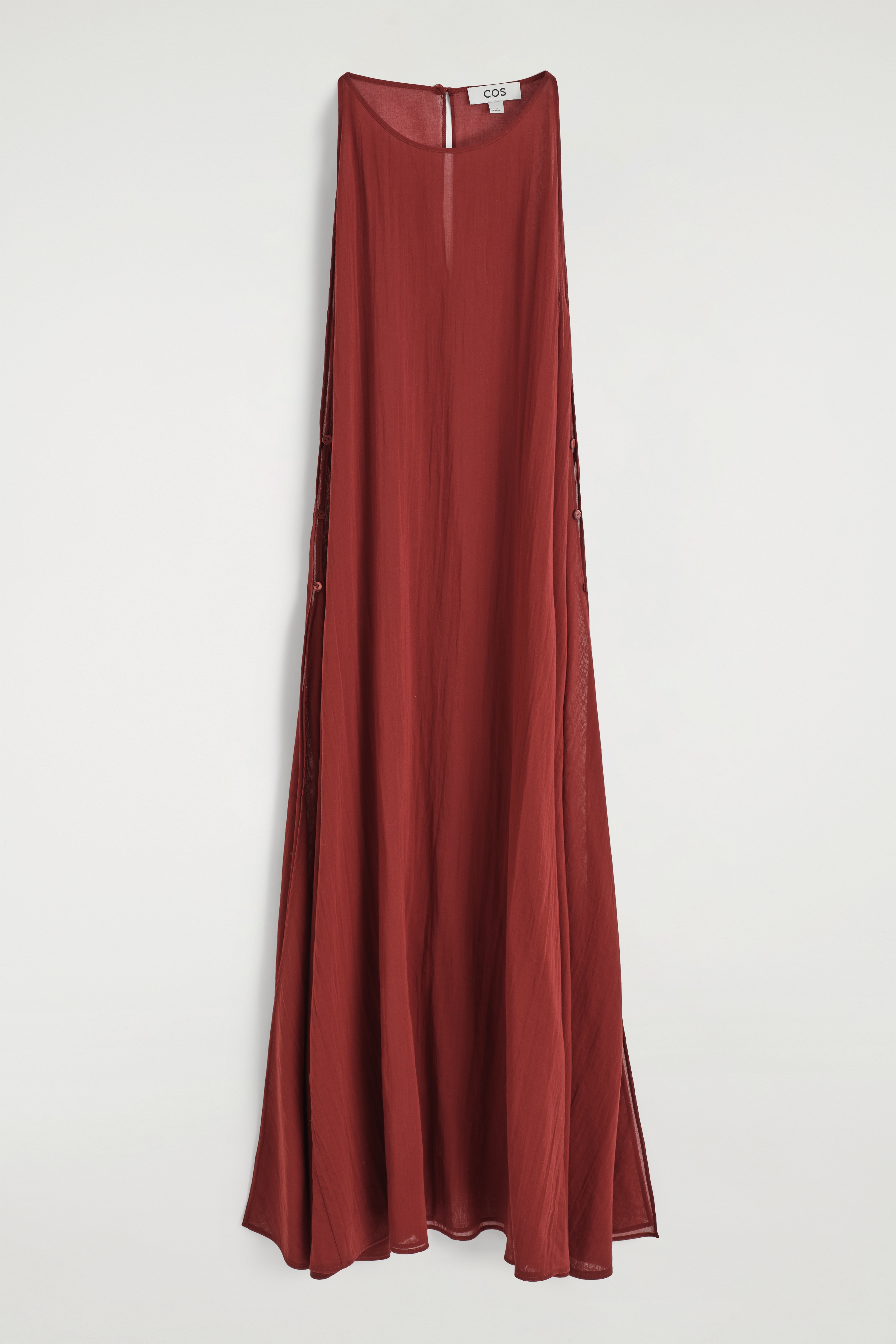 ΔΙΑΦΑΝΟ ΒΑΜΒΑΚΕΡΟ ΦΟΡΕΜΑ ΓΙΑ ΤΗΝ ΠΑΡΑΛΙΑ - ΣΚΟΥΡΟ ΚΟΚΚΙΝΟ