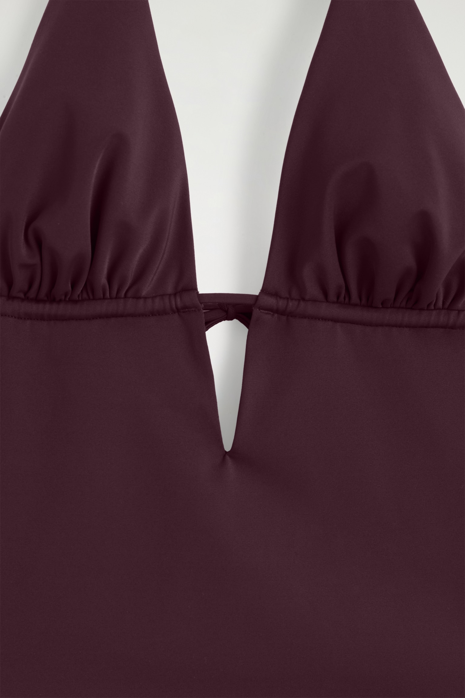 MAILLOT DE BAIN DÉCOLLETÉ PLONGEANT - BORDEAUX - 4