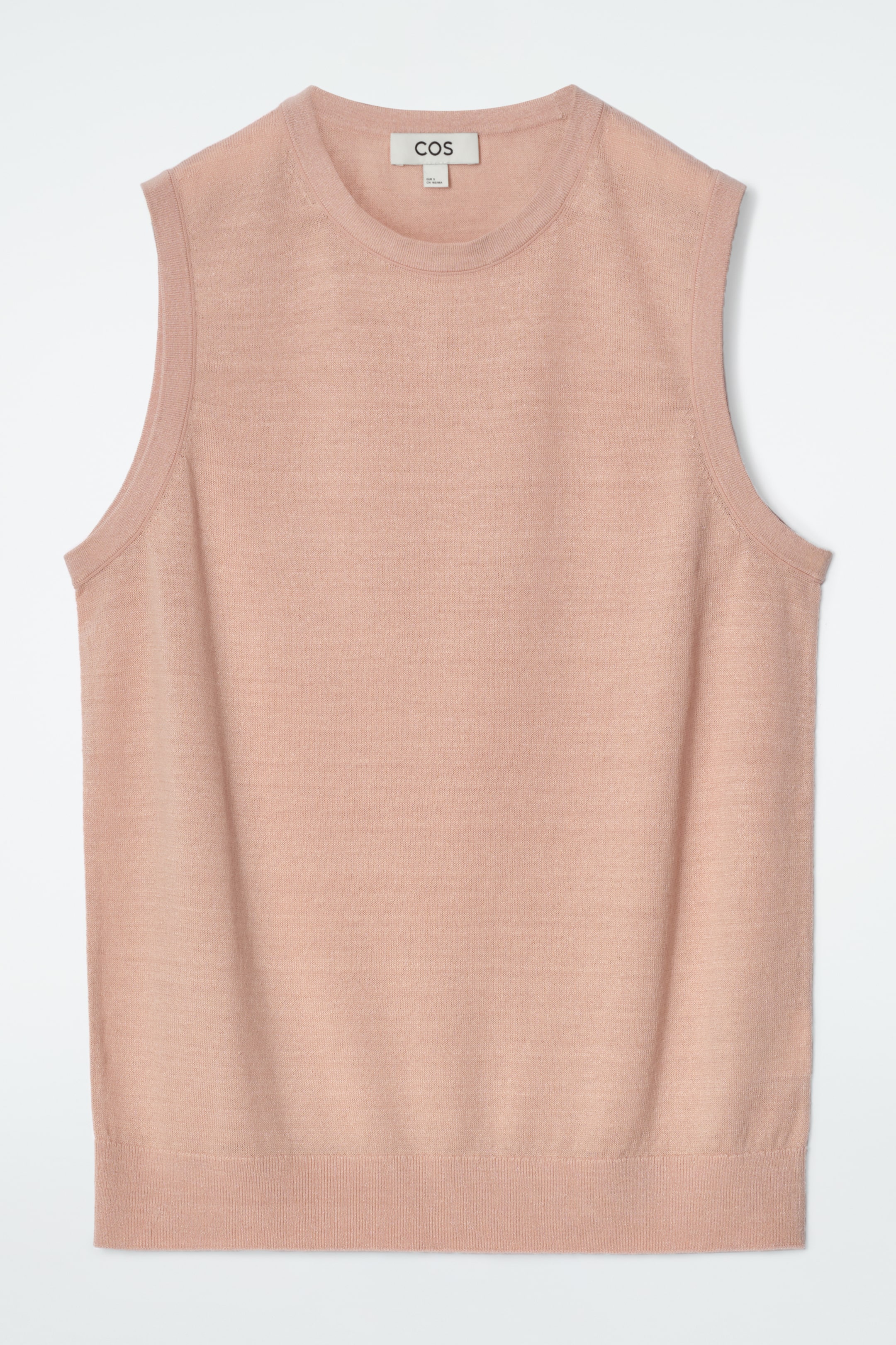 Ver imagen más grande: TOP EN MEZCLA DE LINO Y LANA MERINO - ROSA EMPOLVADO - MUJER | H&M ES 6