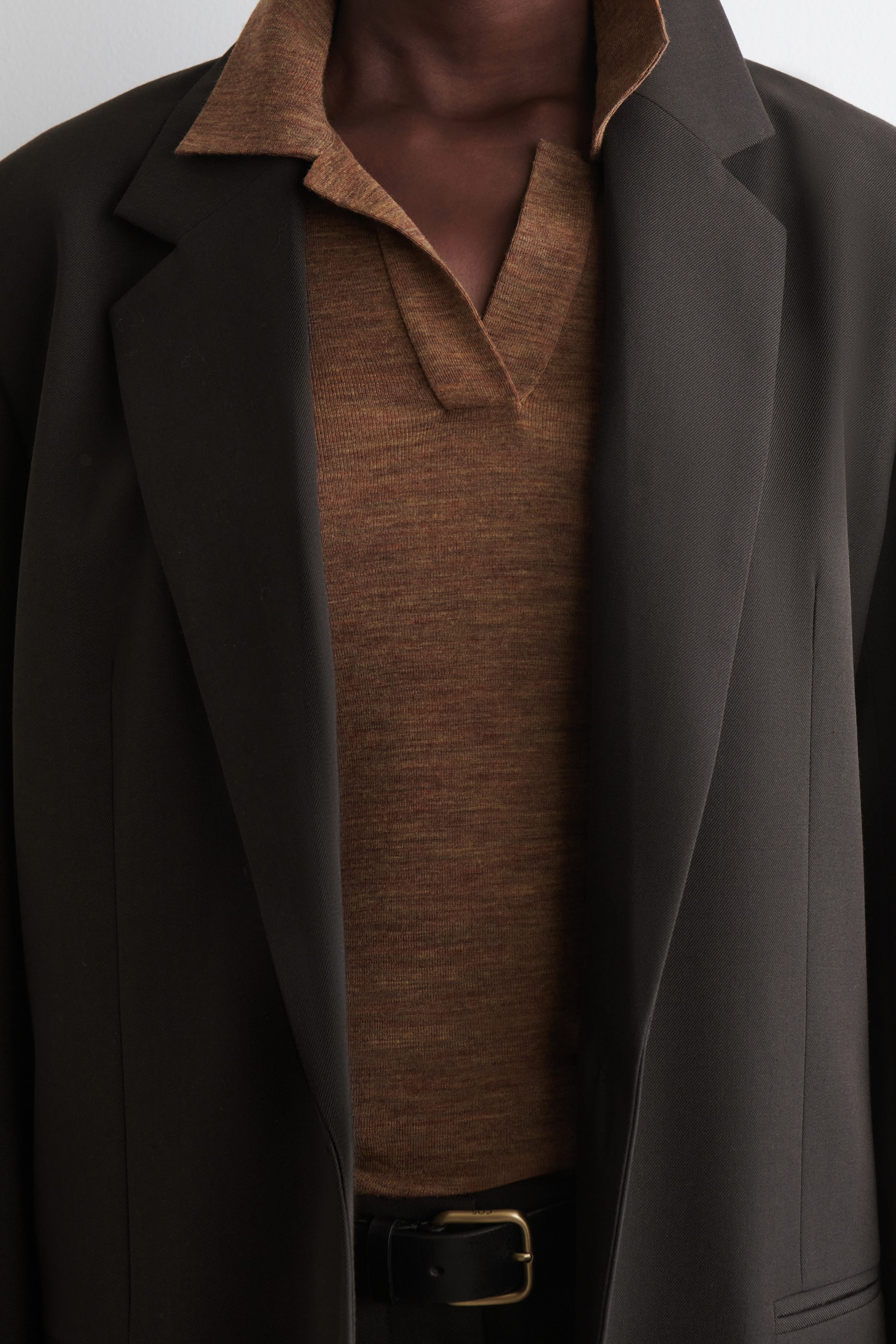 MERINO WOOL POLO SHIRT