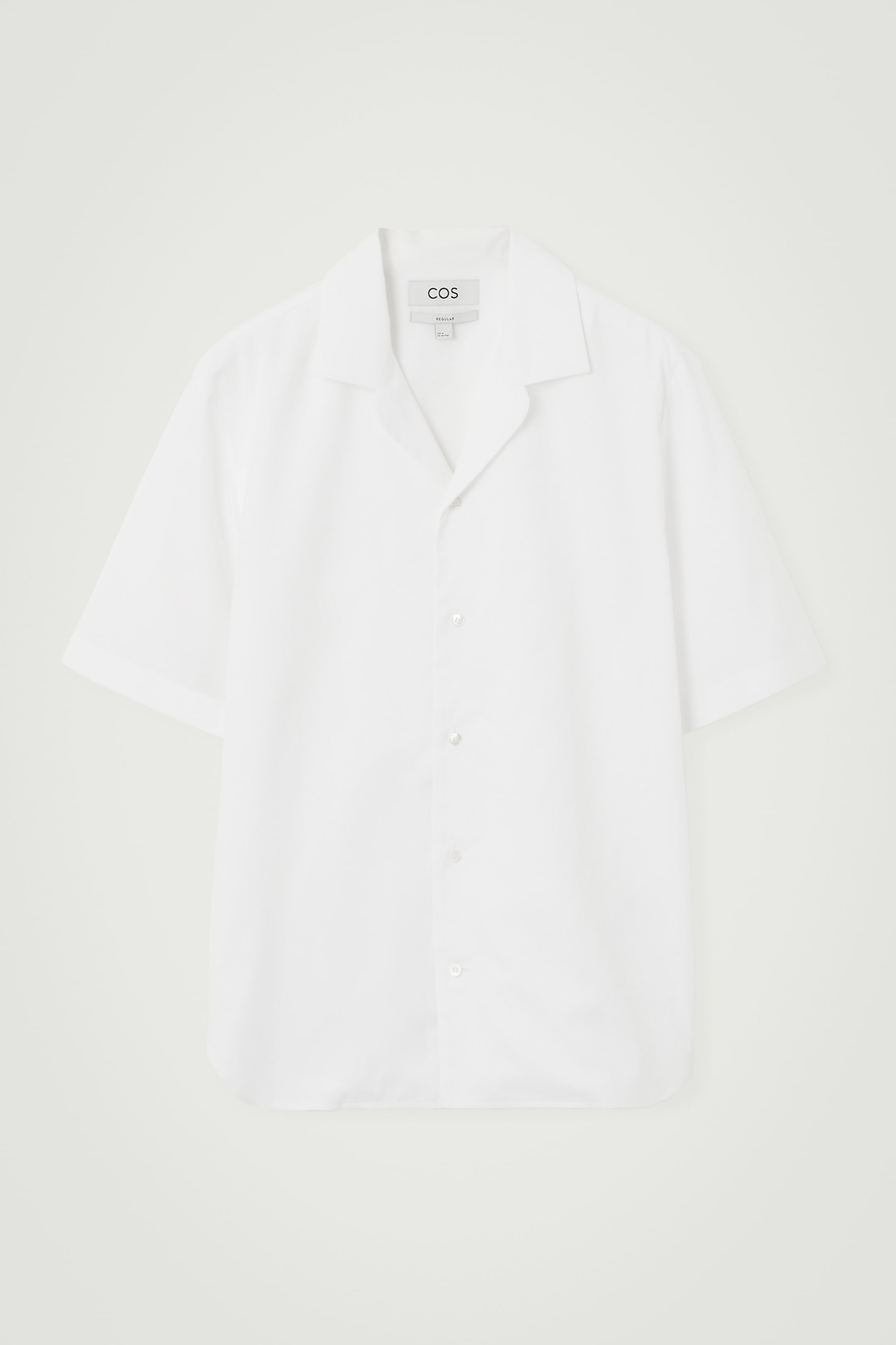 Ingrandisci l'immagine: RELAXED SILK-BLEND SHORT-SLEEVE SHIRT - OFF-WHITE - UOMO | H&M CH 1