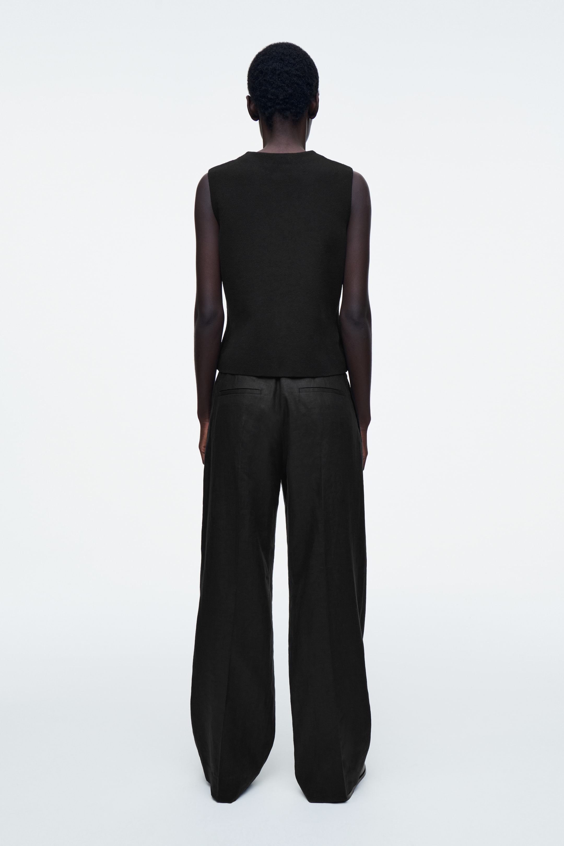 Visualizza immagine più grande: GILET IN COTONE LAVORATO A MAGLIA - NERO - DONNA | H&M IT 4