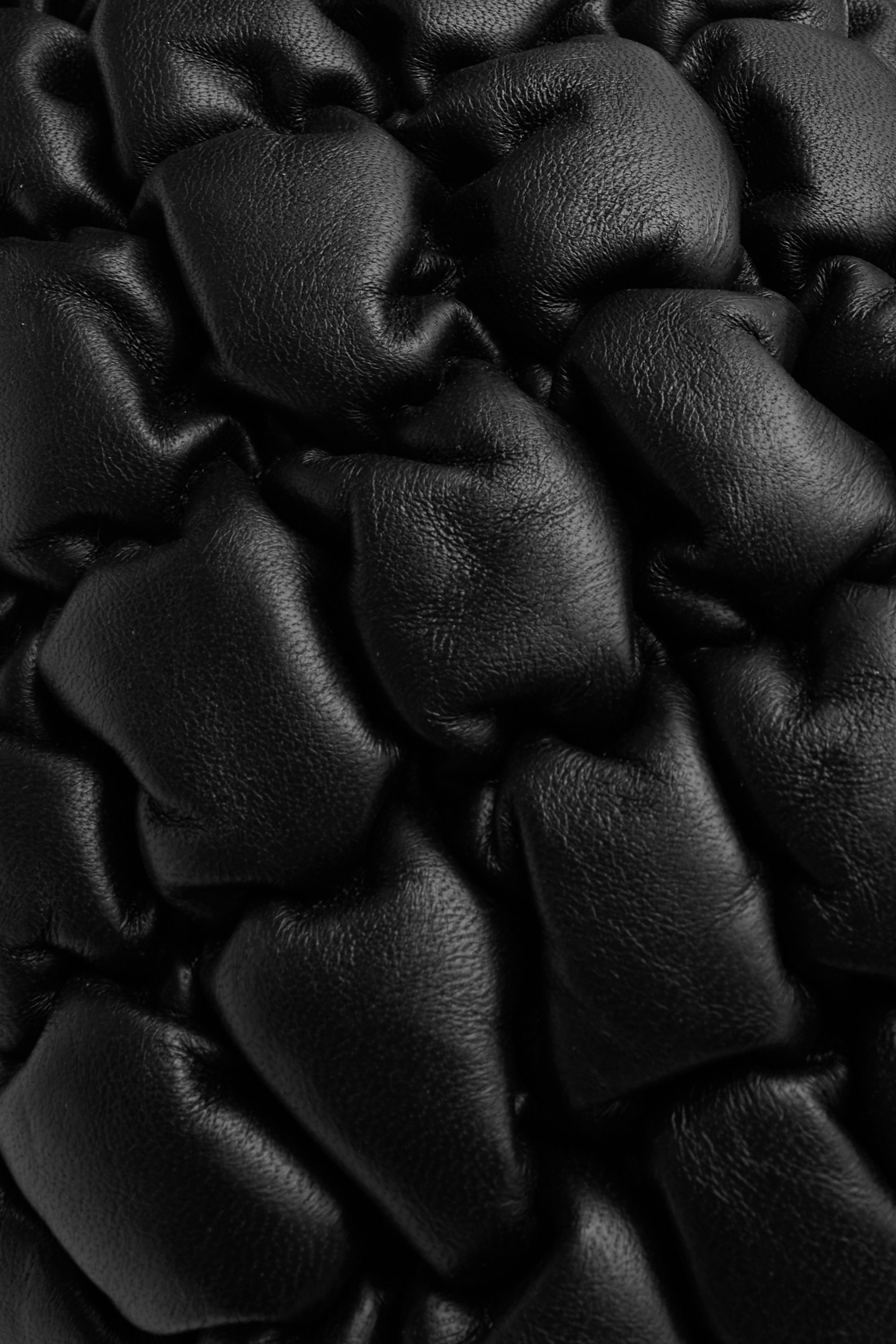 QUILTED MINI BAG - LEATHER - BLACK | COS