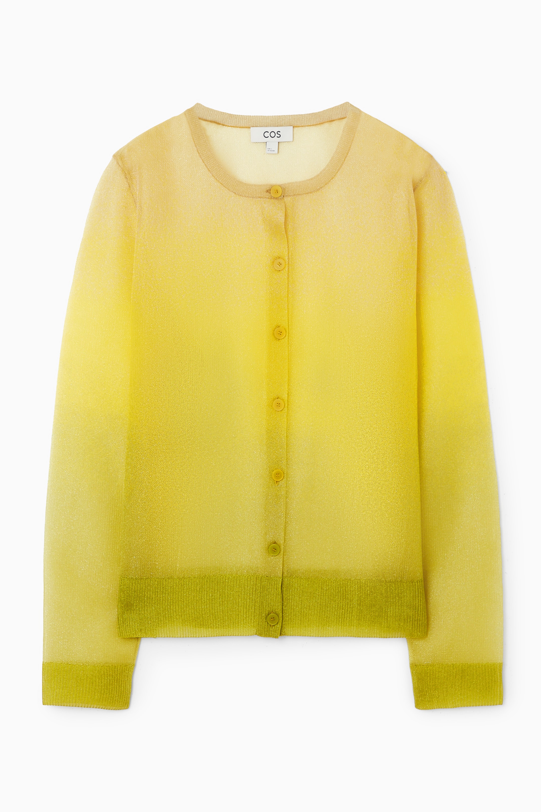 Grösseres Bild ansehen: FEINSTRICKJACKE MIT FARBVERLAUF - GELB - DAMEN | H&M CH 1