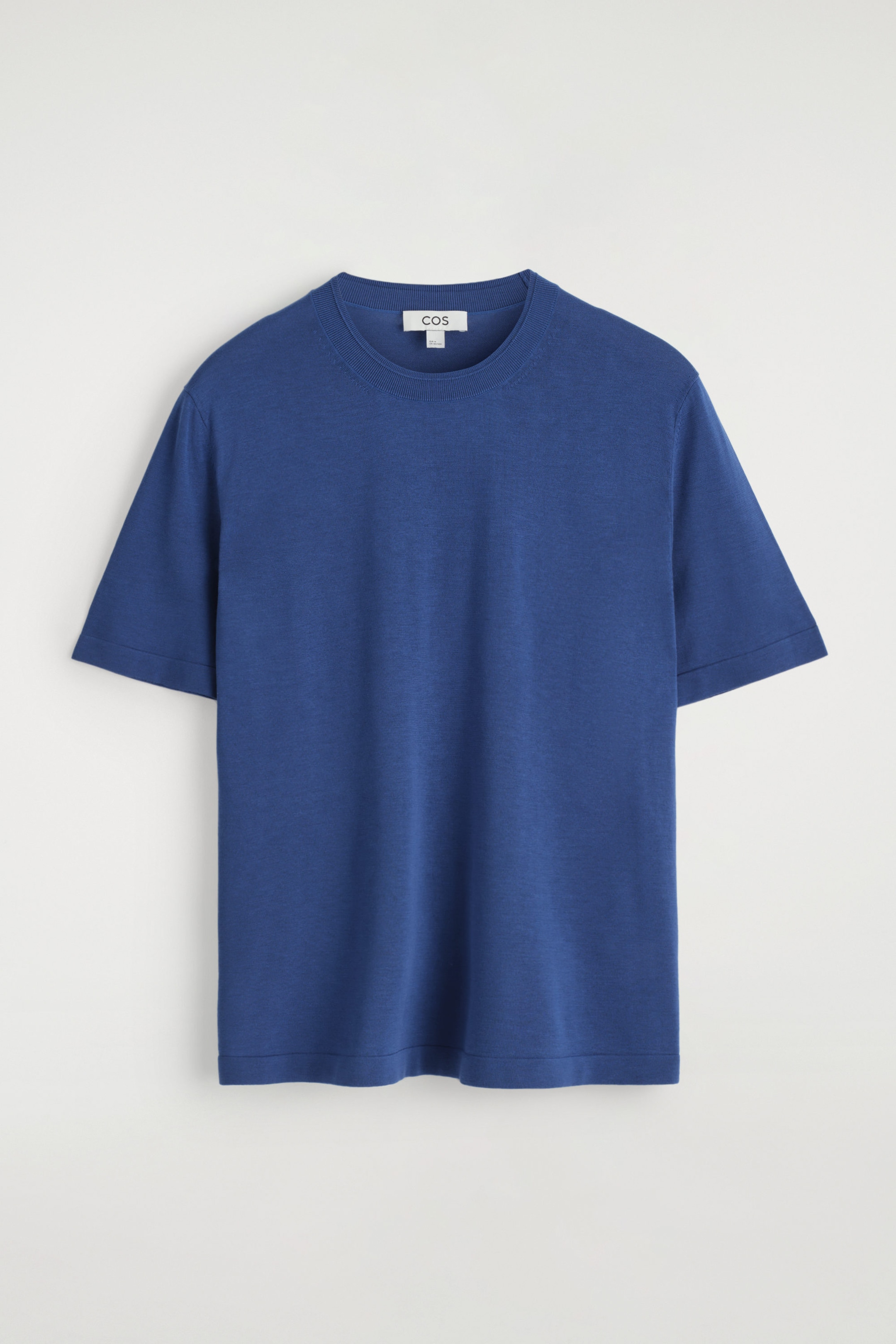 SLIM KNITTED SILK T-SHIRT