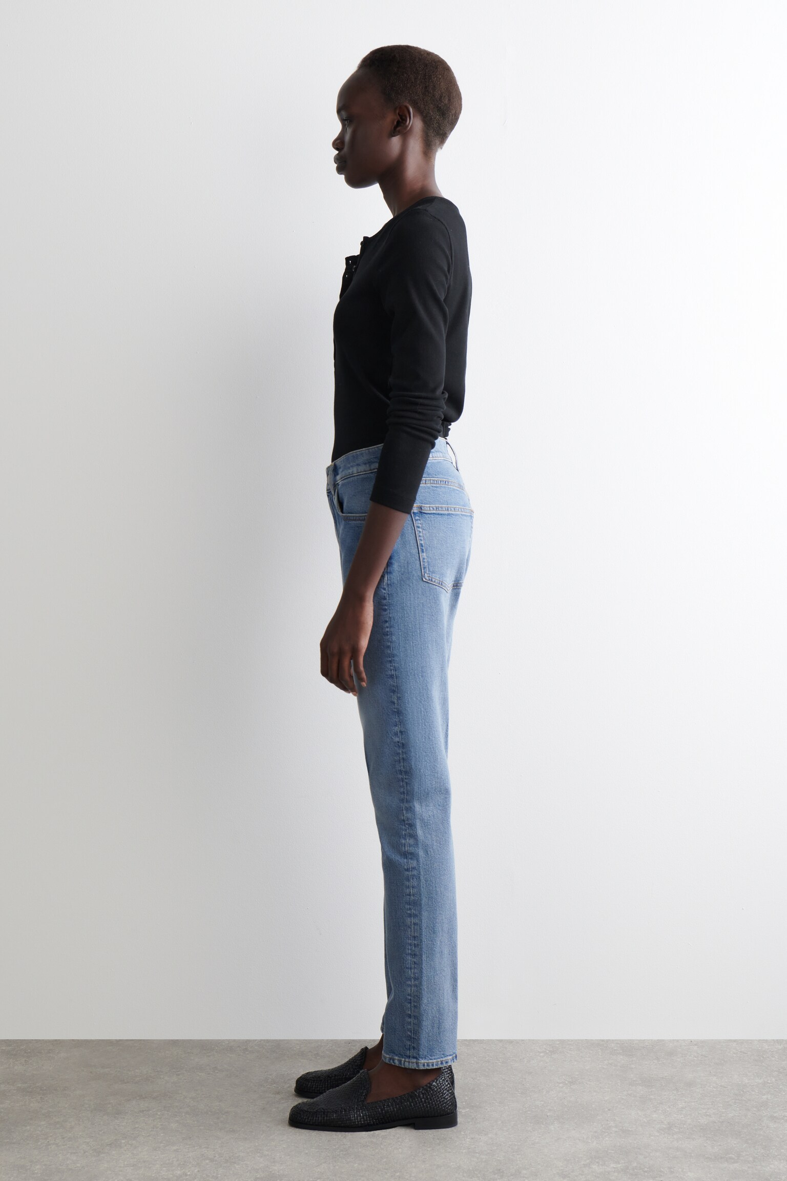 JEAN SLIM FLUTE - BLEU/BLEU FONCÉ - 8