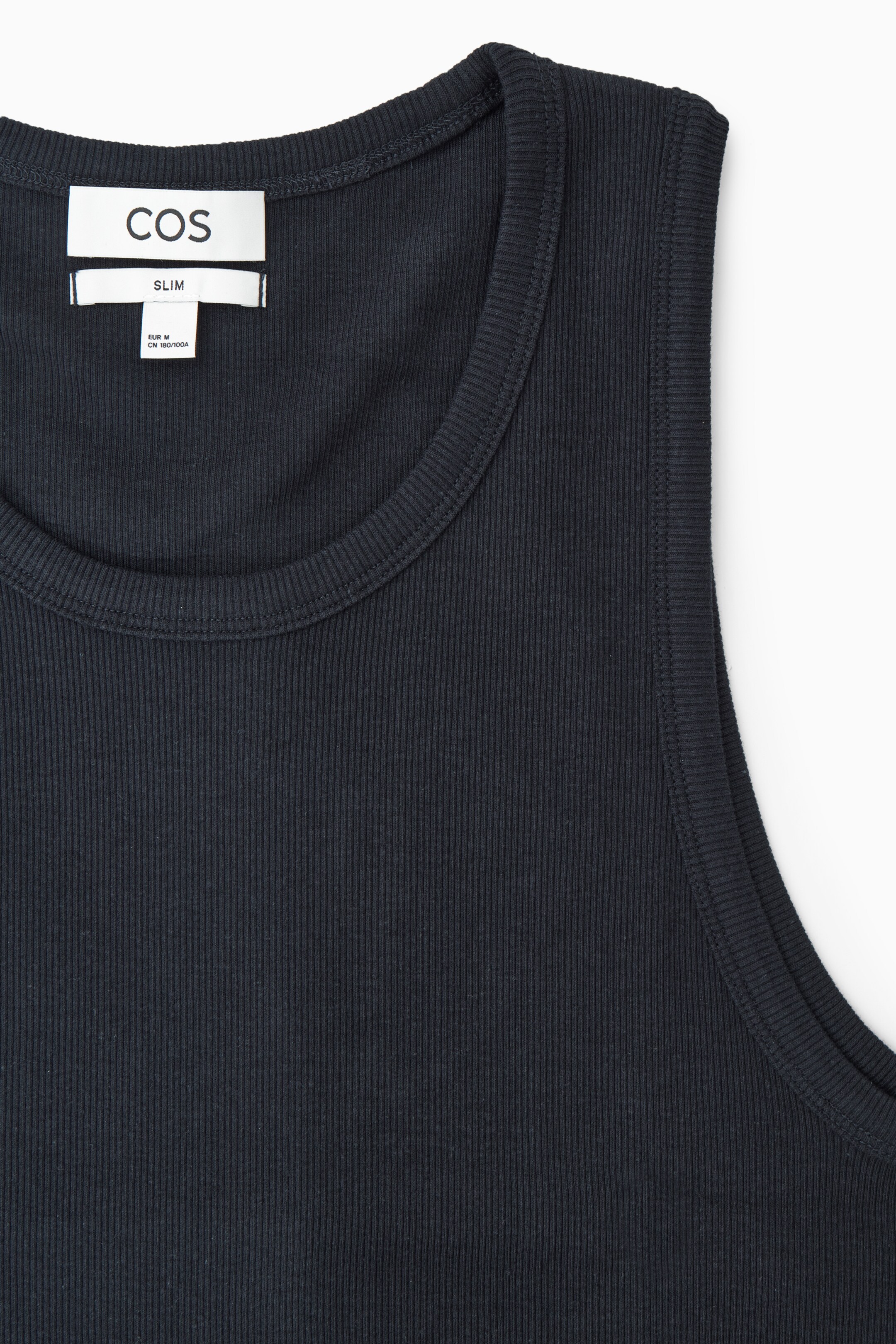Agrandir l'image: DÉBARDEUR SLIM EN COTON CÔTELÉ - BLEU MARINE - HOMME | H&M CH 2