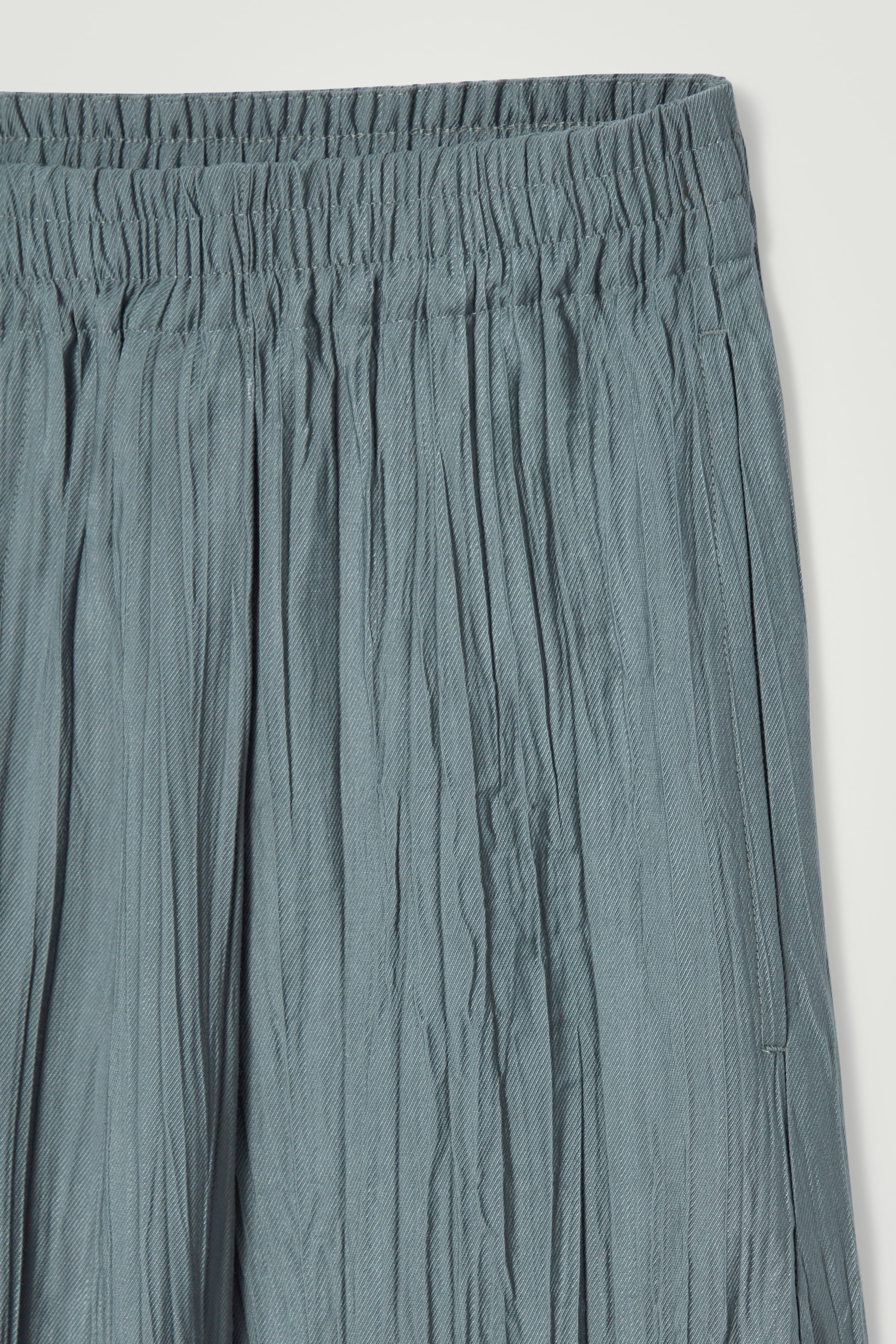 View larger image: CRINKLED WIDE-LEG TROUSERS - BLUE - Men | H&M GB 2