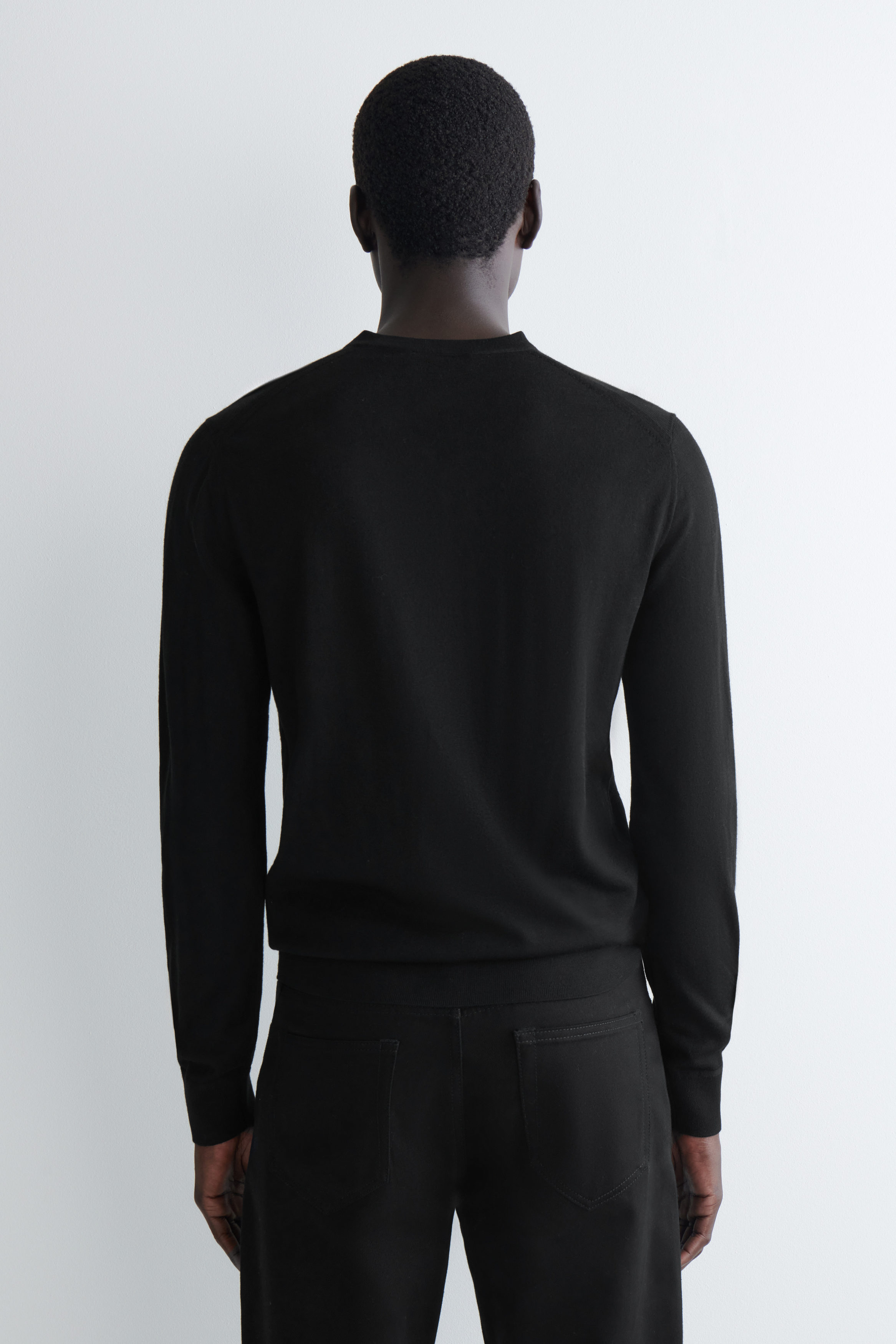 トップス ENNOY MERINO WOOL SWEATER (BLACK) L Ennoy MERINO WOOL SWEATER BLACK L