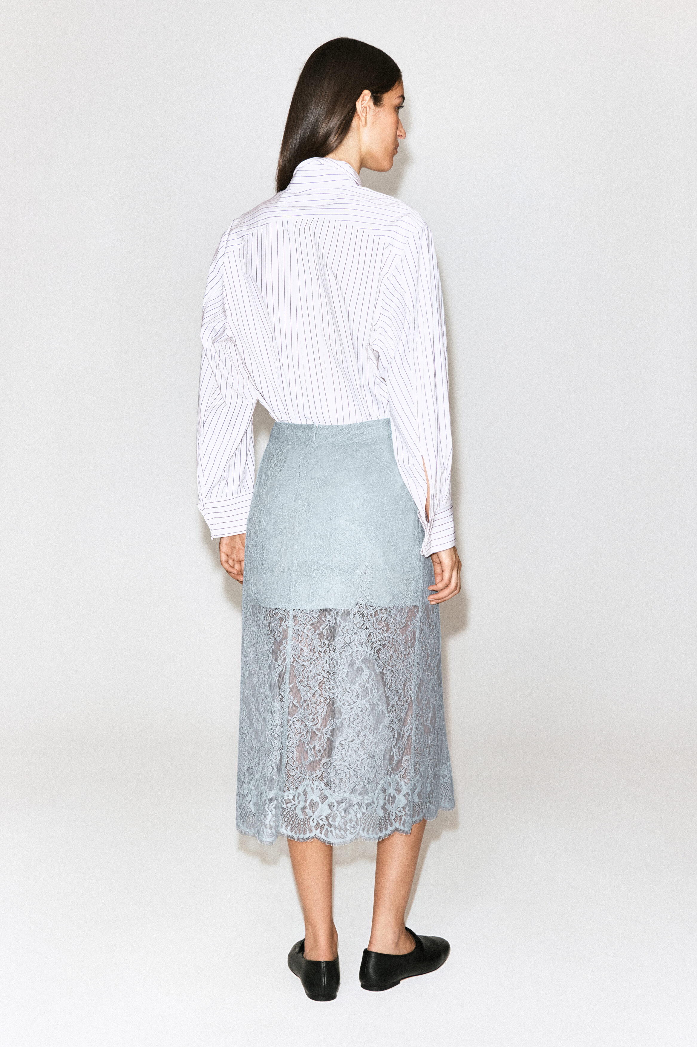 LACE MIDI SKIRT - thumbnail 4