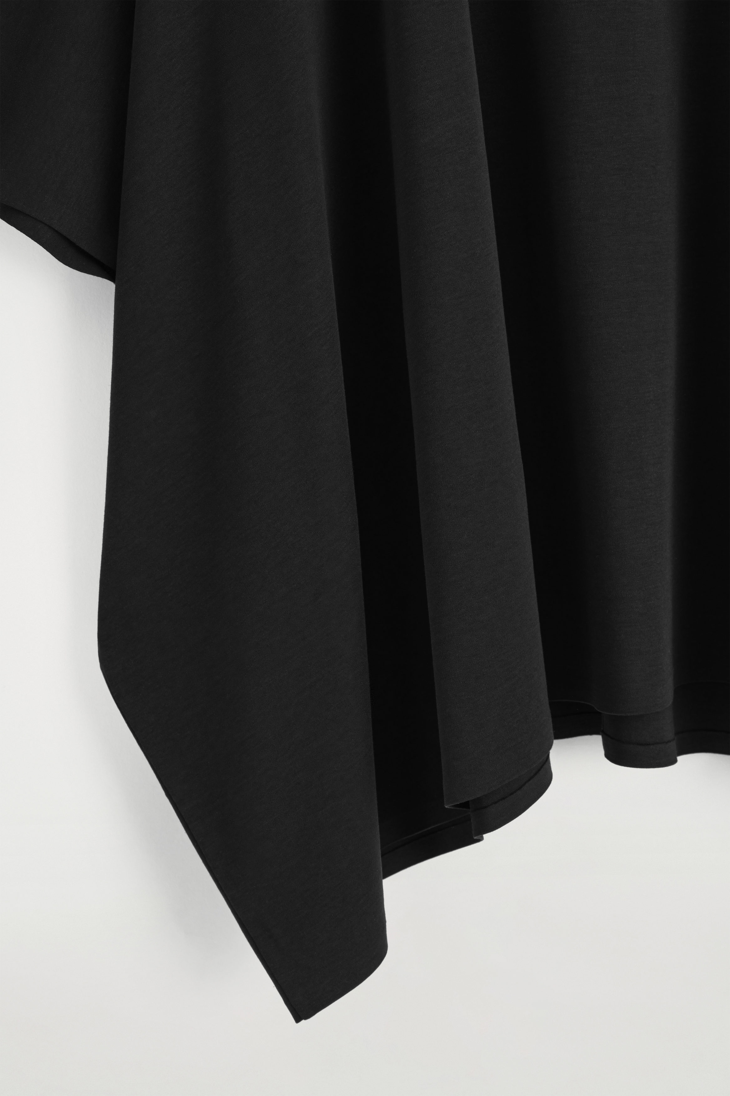 OVERSIZED BATWING-SLEEVE T-SHIRT - BLACK | COS