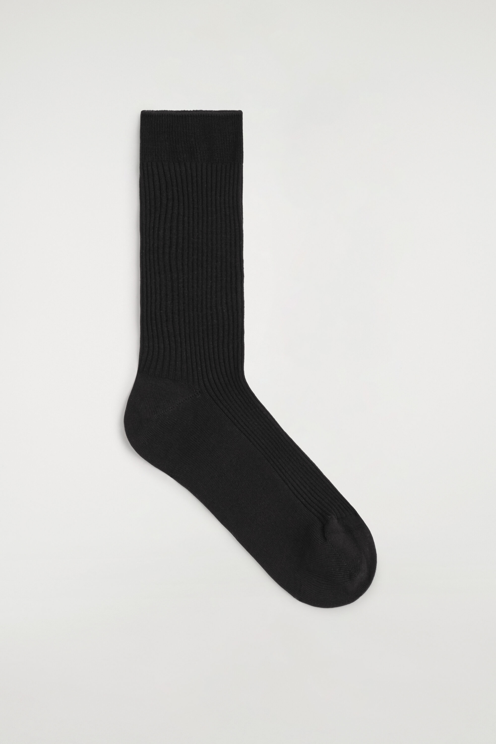 RIBBED SILK SOCKS