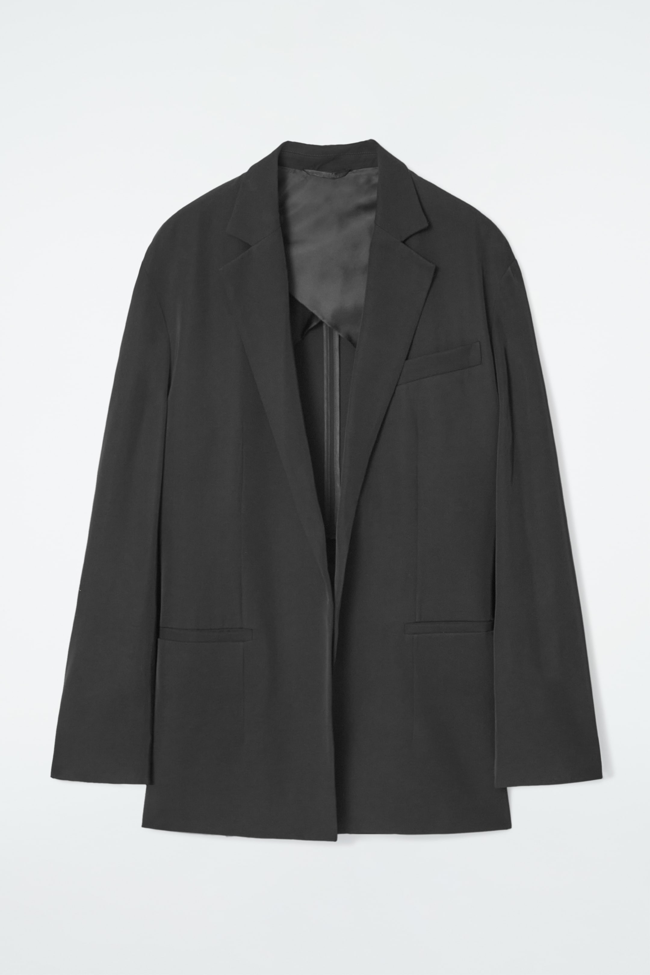 Ingrandisci l'immagine: OVERSIZED TIE-FRONT BLAZER - BLACK - DONNA | H&M CH 1