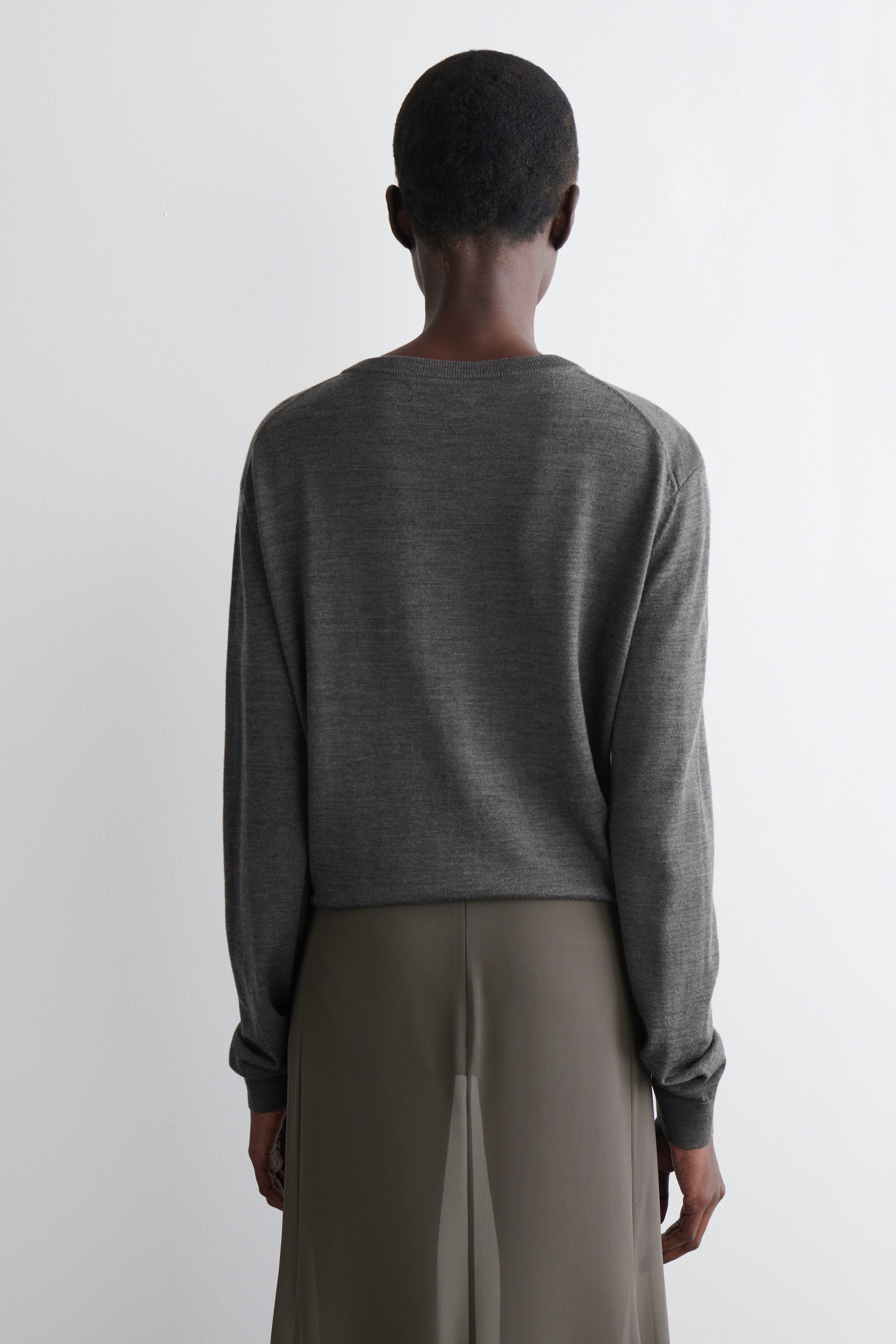 MERINO WOOL CARDIGAN BODY