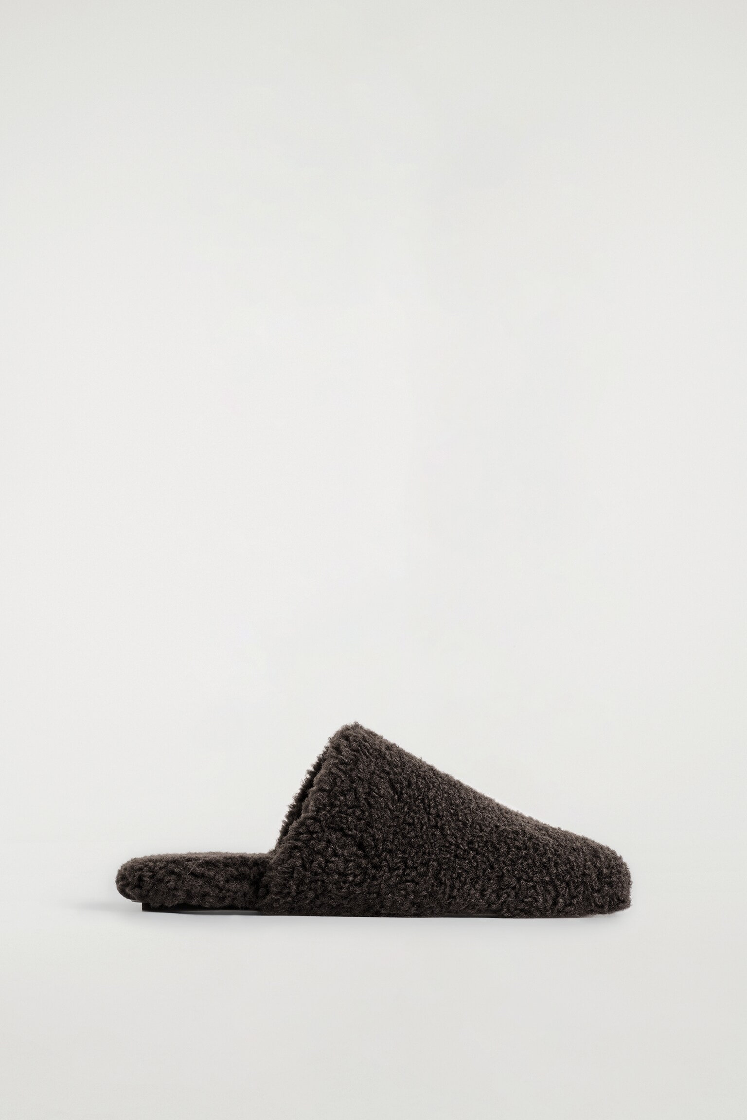 TEDDY MULES - DARK BROWN - 2