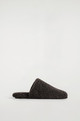 TEDDY MULES — DARK BROWN 3