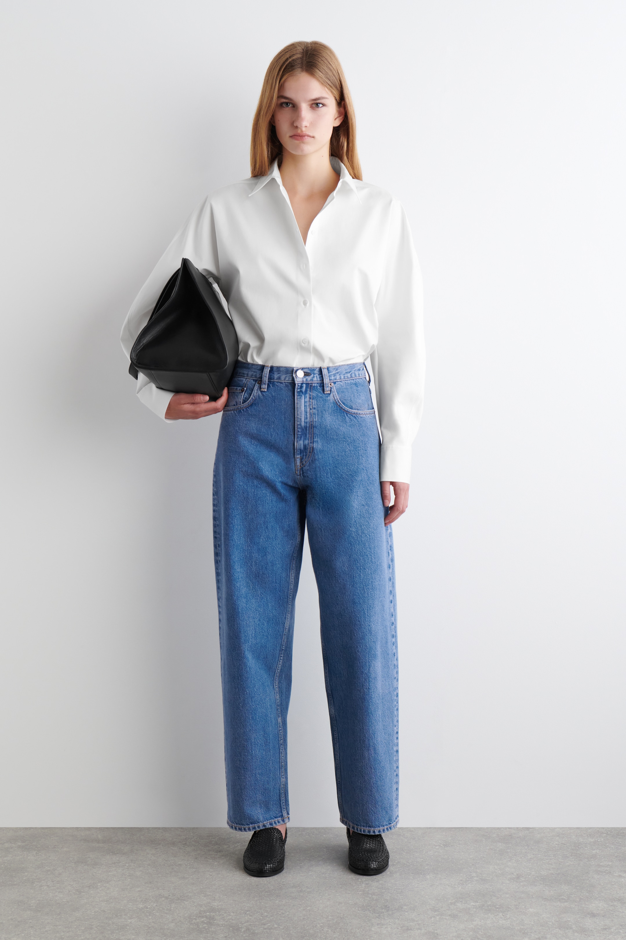 Visualizza immagine più grande: JEANS BAY DAL TAGLIO BARREL - BLU - DONNA | H&M IT 1
