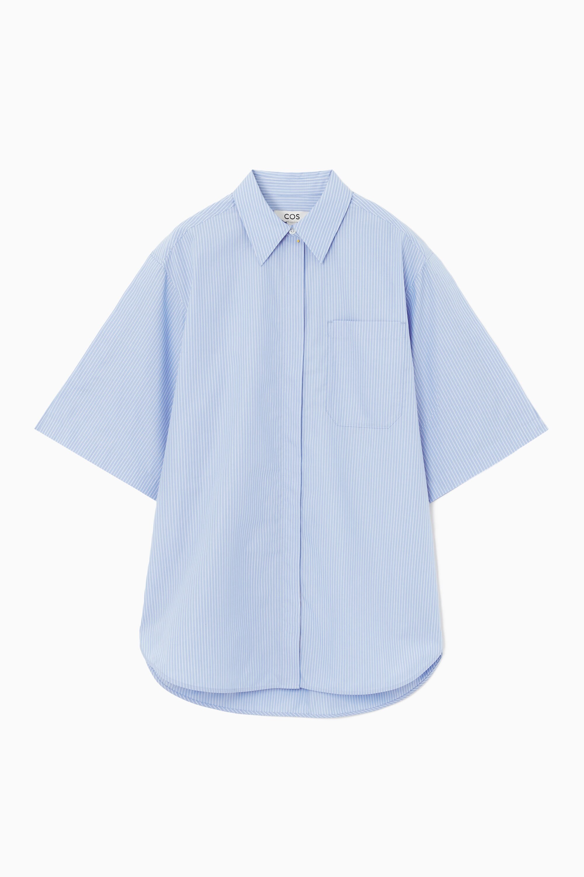 【Classic】cos striped short sleeve shirt Classic Cos Striped Short Sleeve Shirt | eBay