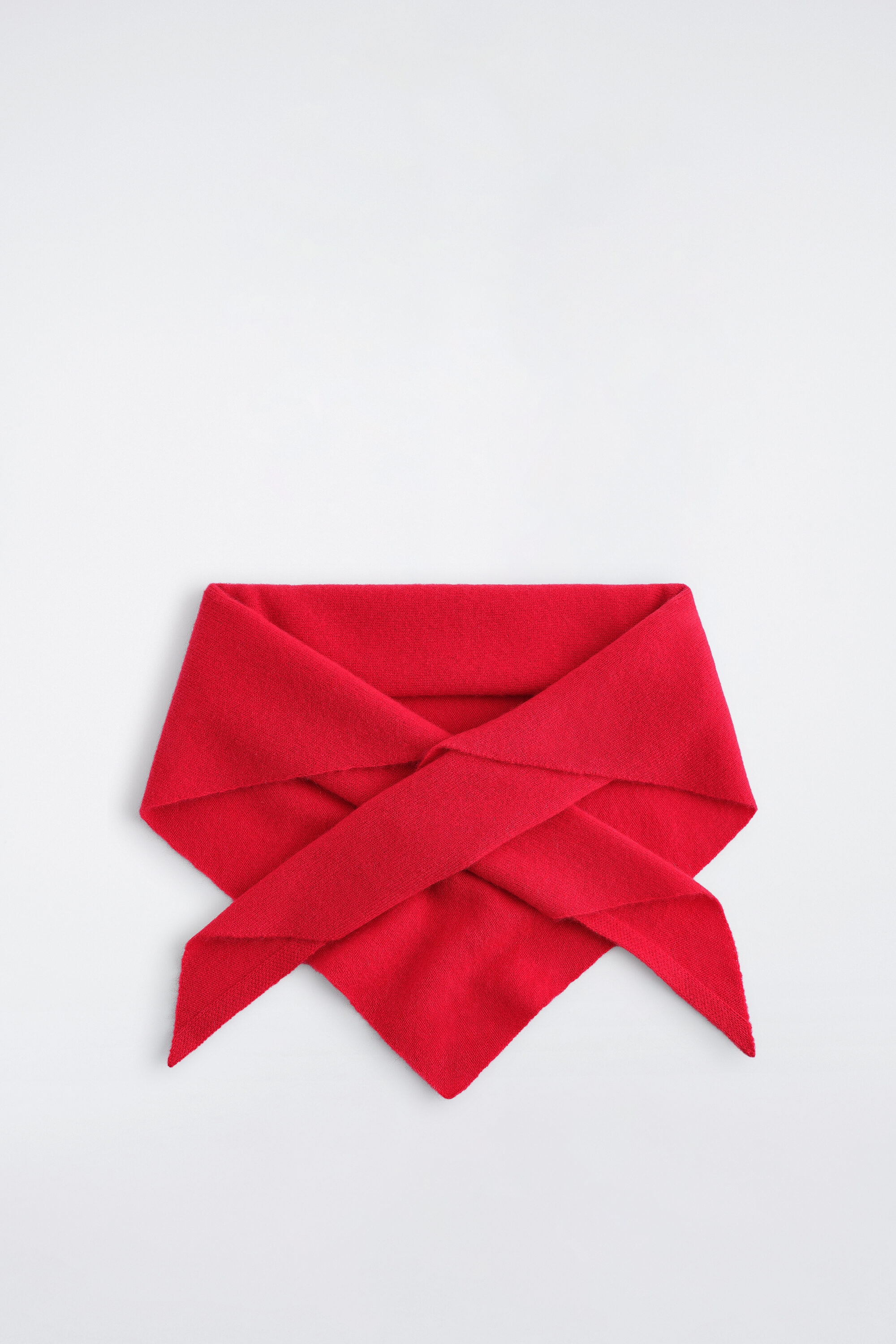 Pure Cashmere Triangle Scarf by COS