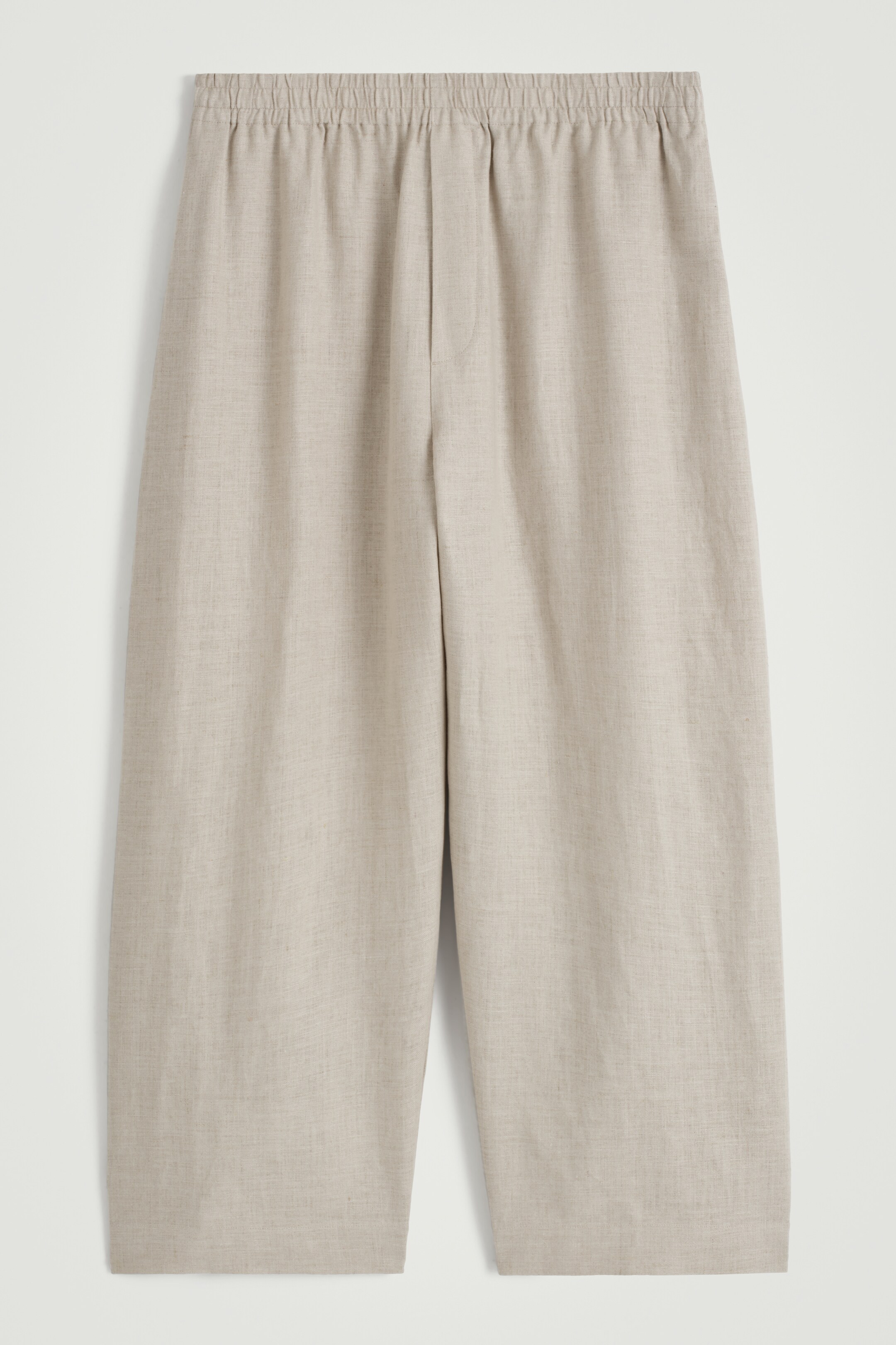Visualizza immagine più grande: PANTALONI A GAMBA LARGA IN LINO VITA ELASTICIZZATA - NON TINTO / BEIGE - UOMO | H&M IT 7