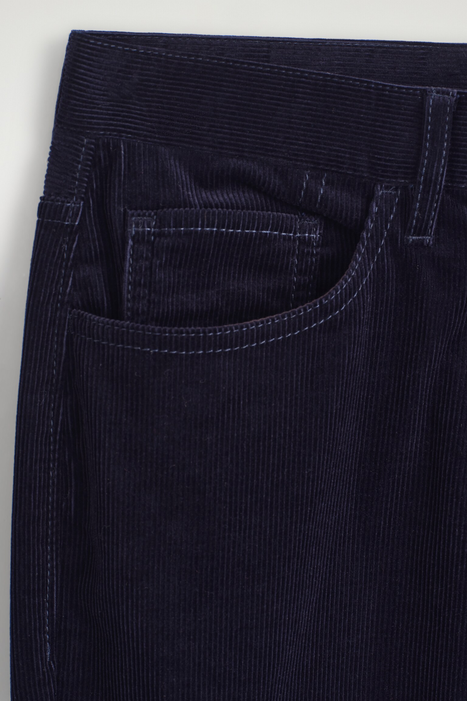 CORDHOSE MIT GERADEM BEIN - NAVYBLAU - 4