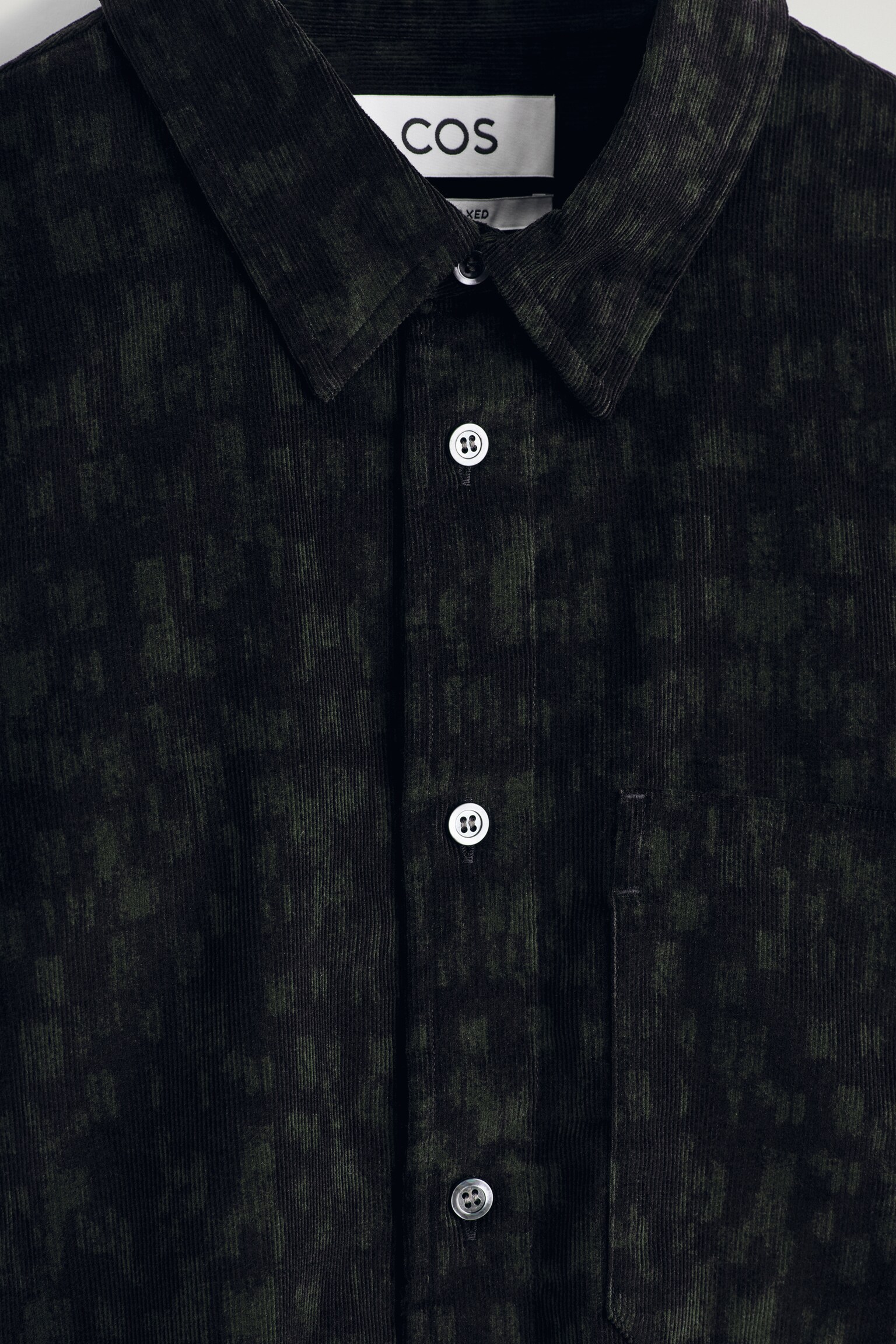 CAMISA DE PANA RELAXED FIT - CAQUI OSCURO / ESTAMPADO/BURDEOS/BEIGE - 5