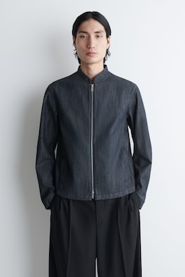 DENIM BOMBER JACKET — SLATE 2