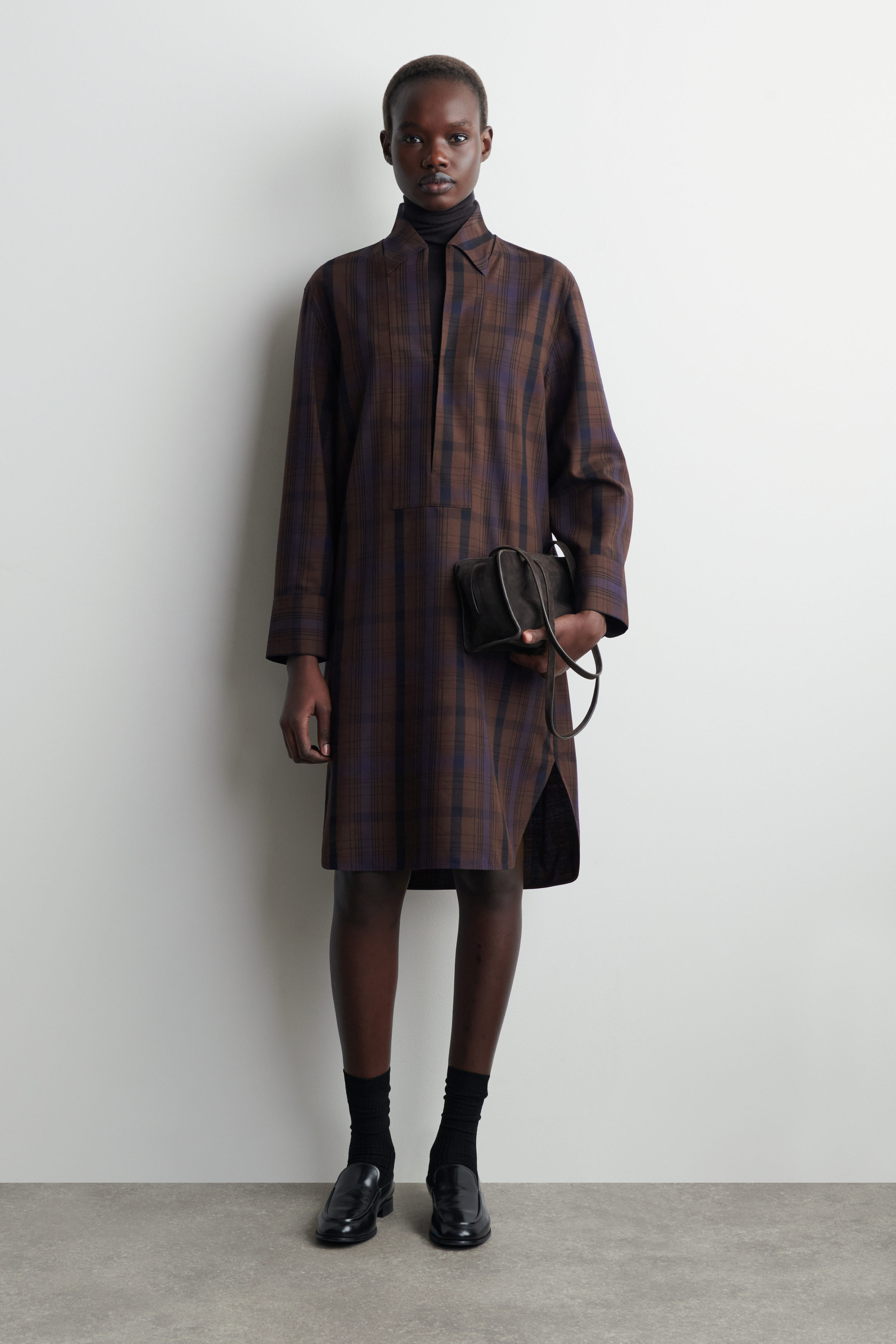 Cos ASYMMETRIC WOOL SHIRT DRESS | King's Cross Cos ASYMMETRIC WOOL SHIRT DRESS | King's Cross