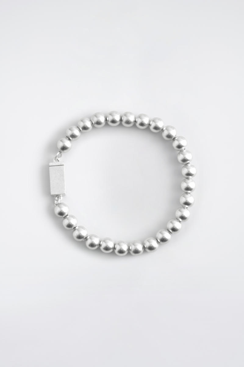 Cos Beaded Bracelet In Silver