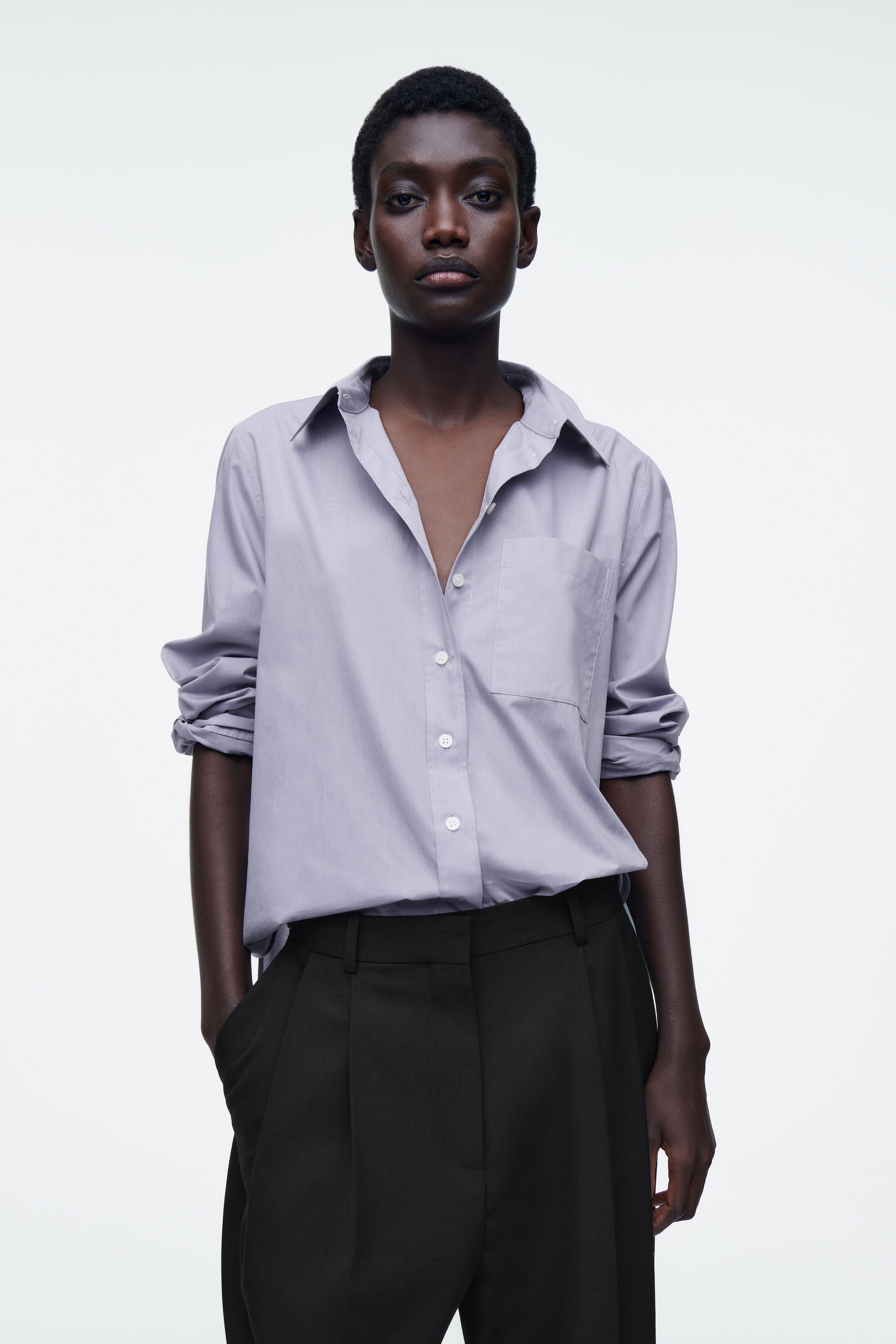 TAILORED PIMA COTTON SHIRT
