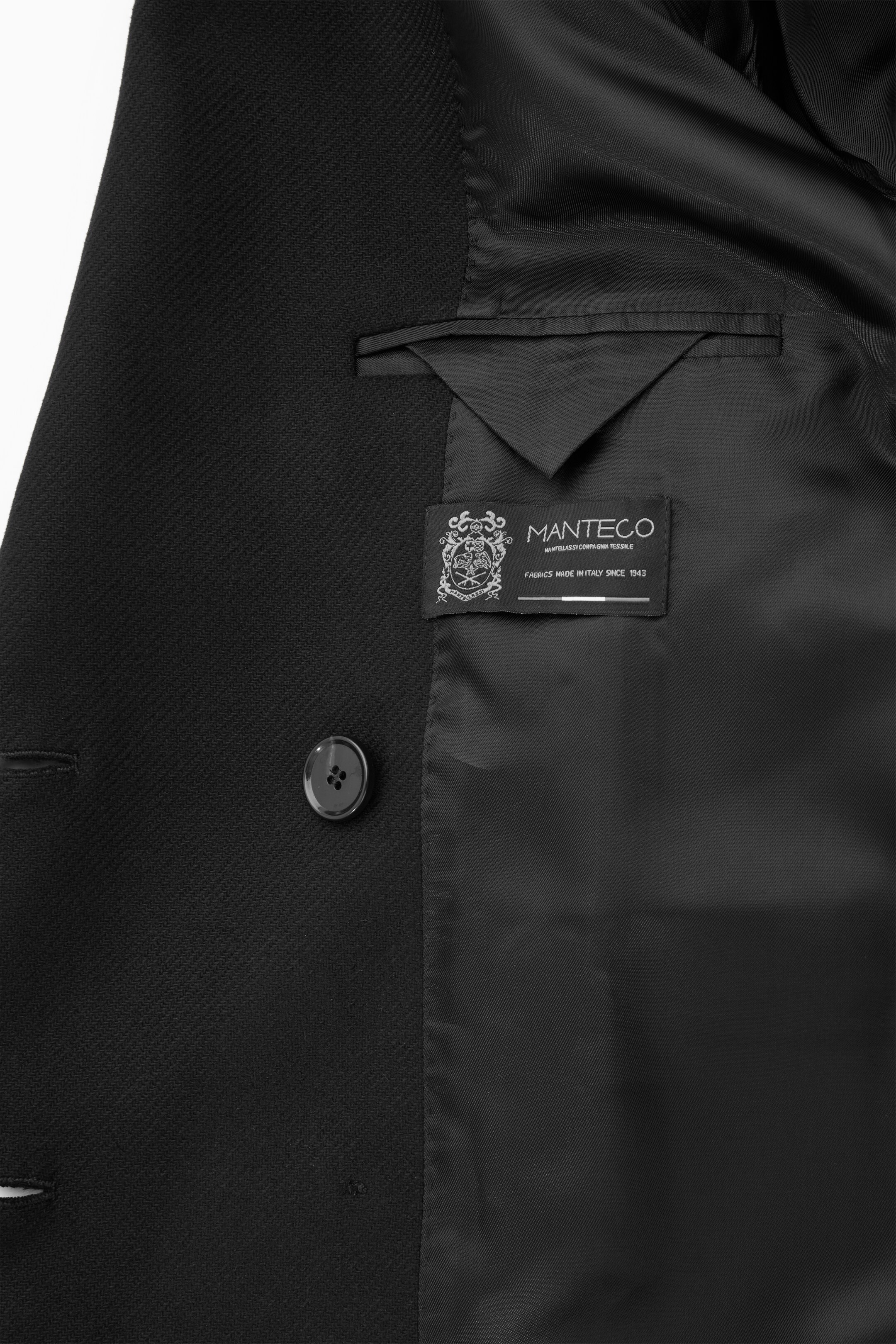 Grotere afbeelding bekijken: OVERSIZED DOUBLE-BREASTED WOOL COAT - BLACK - DAMES | H&M NL 3