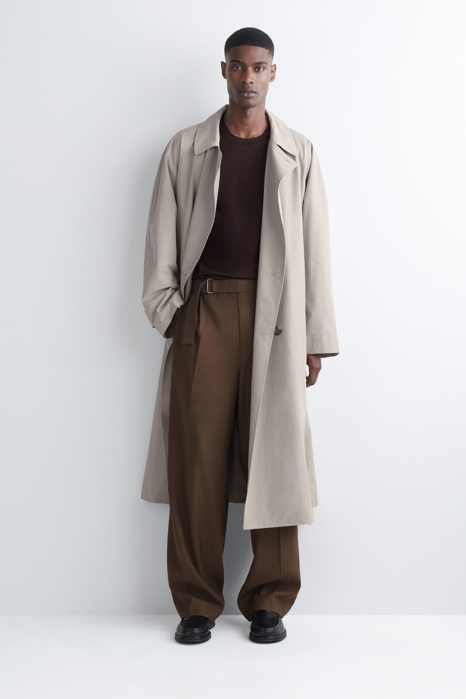 CAMISETA DE LANA LIGERA - MARRÓN - 6