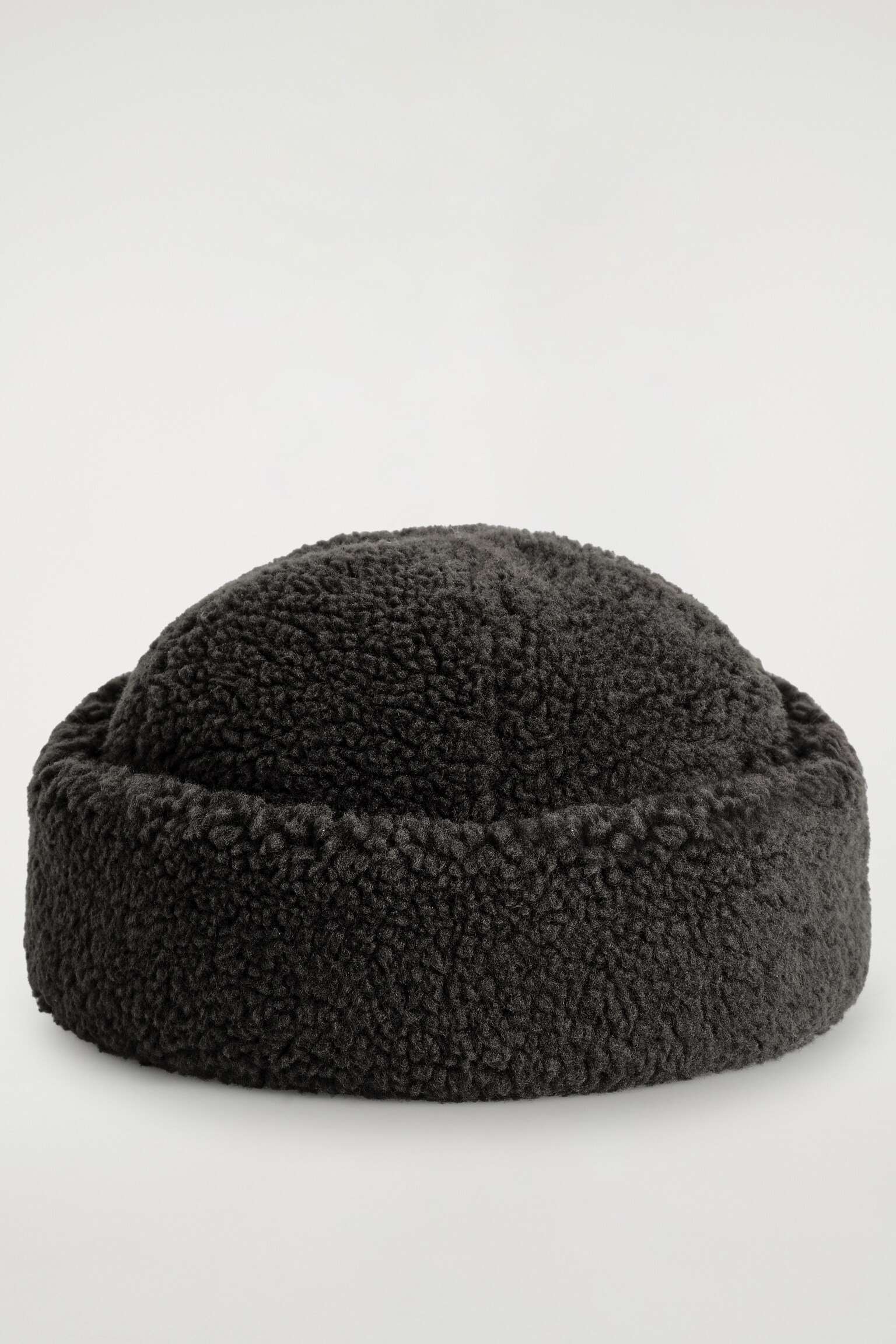 FOLD-UP TEDDY HAT - DARK BROWN - 3