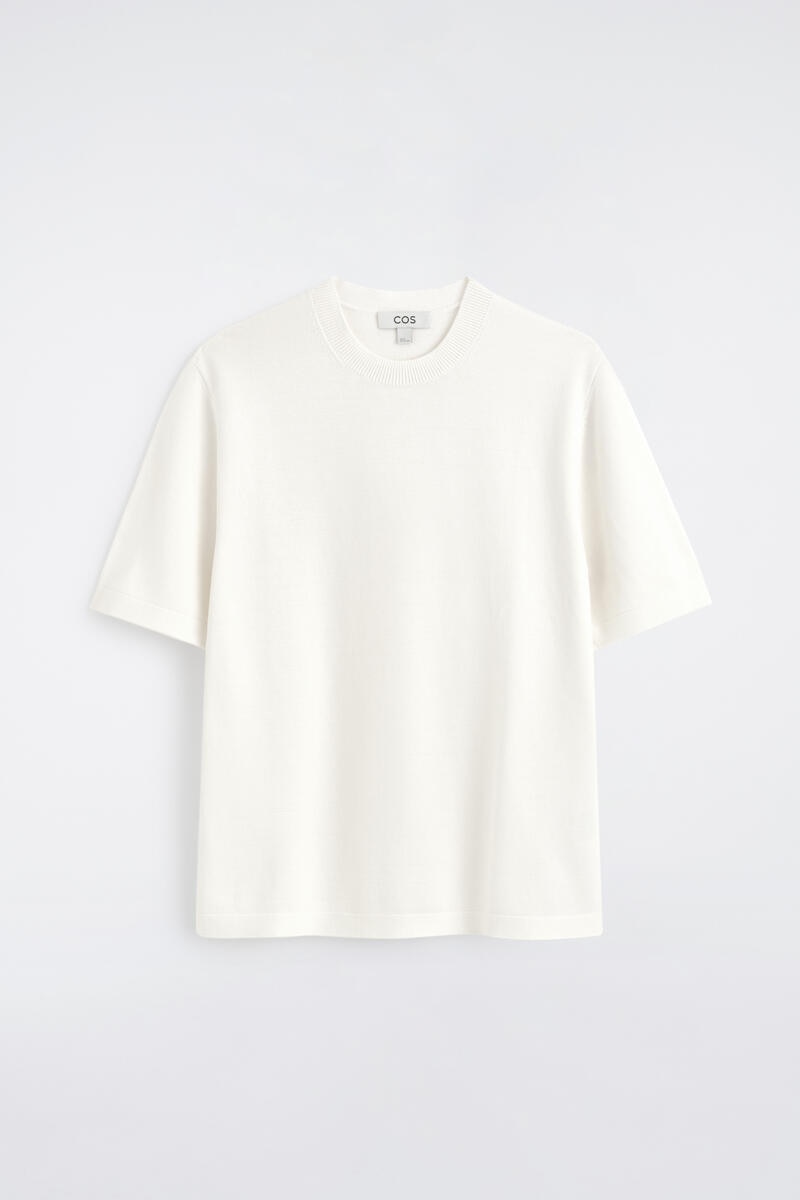 Knitted Cotton T-Shirt
