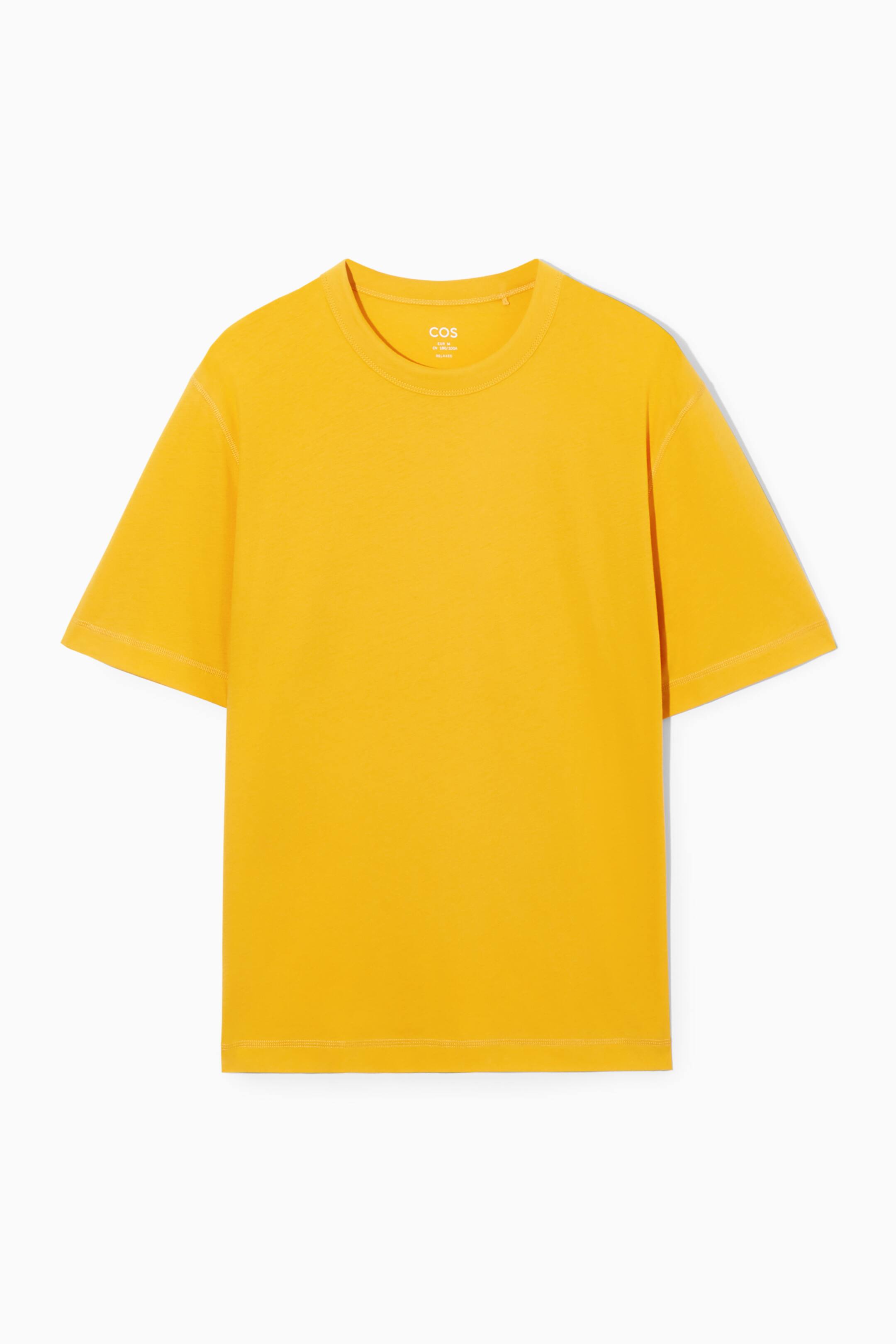View larger image: RELAXED-FIT LIGHTWEIGHT T-SHIRT - YELLOW - Men | H&M GB 1