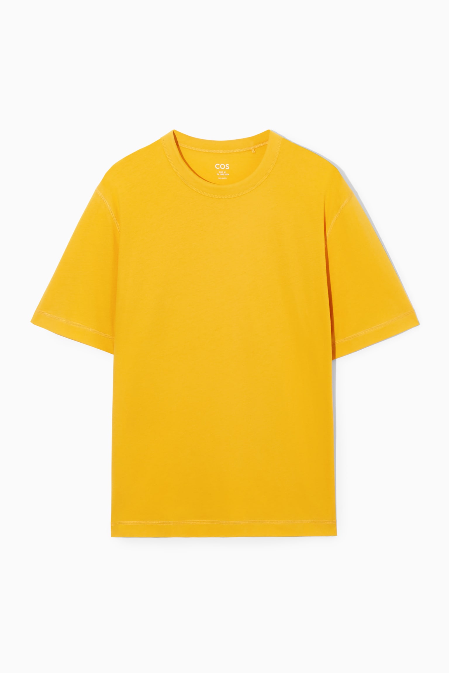 RELAXED-FIT LIGHTWEIGHT T-SHIRT - YELLOW